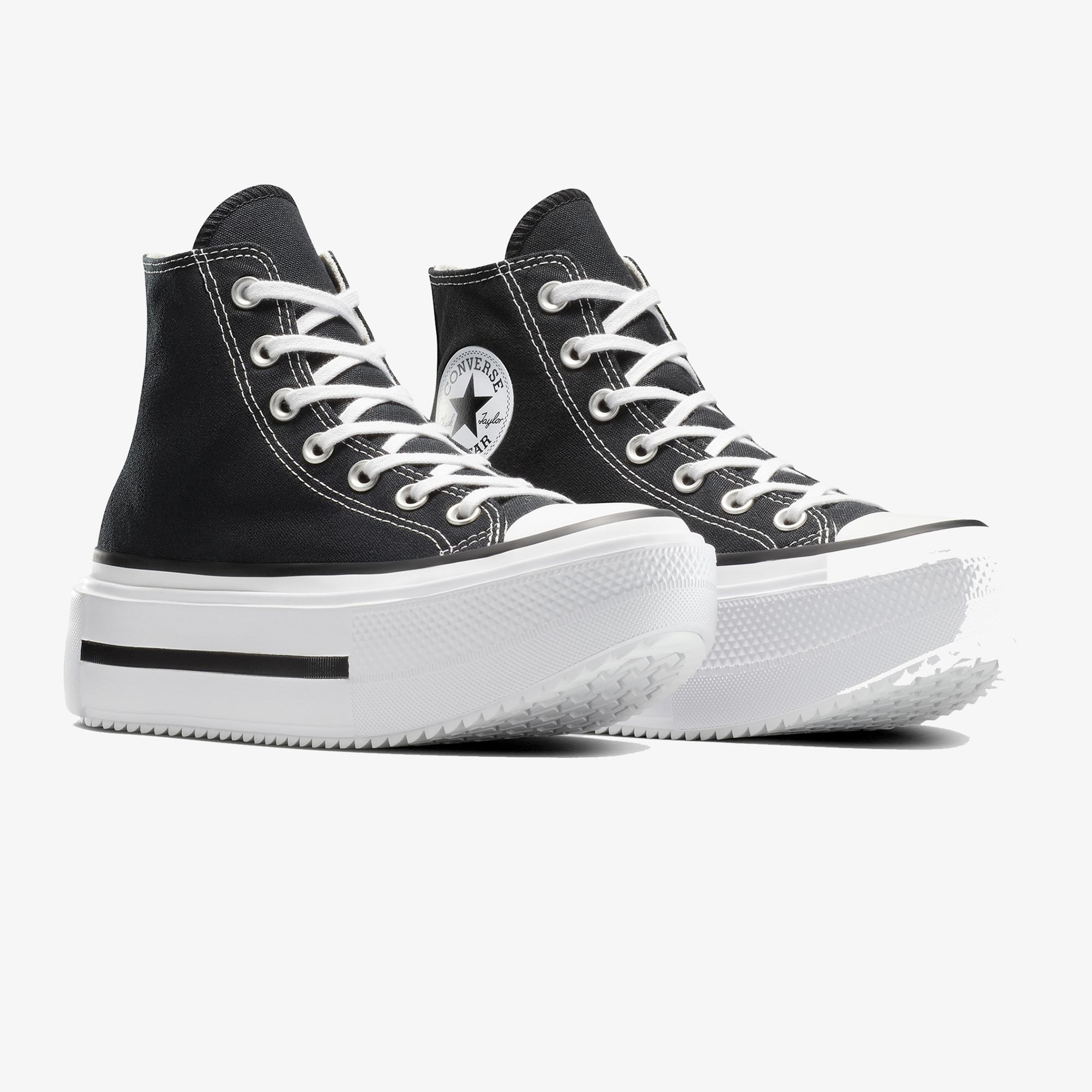 Converse Chuck Taylor All Star Lift Double Stack Unisex Siyah Sneaker
