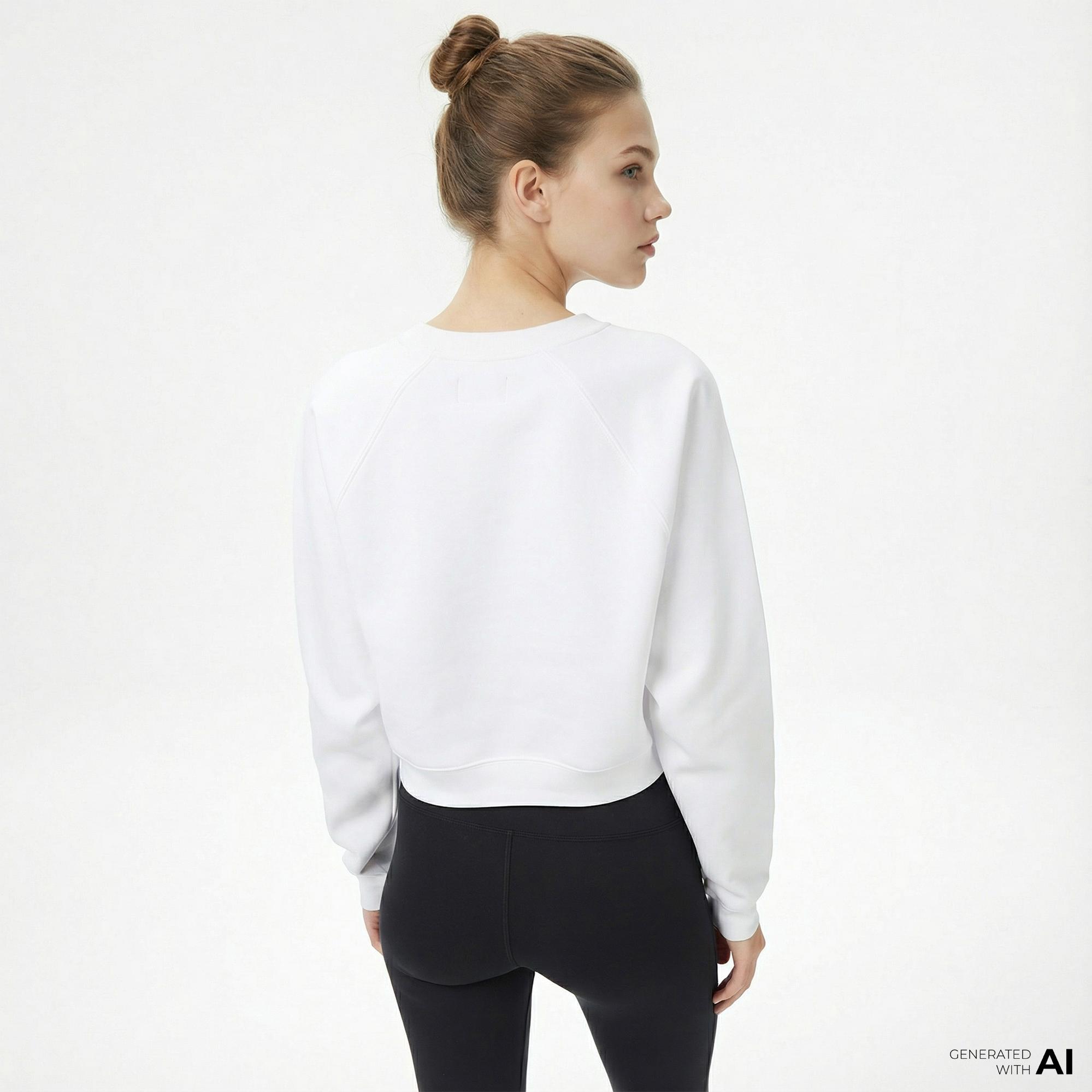 Converse Kadın Beyaz Sweatshirt