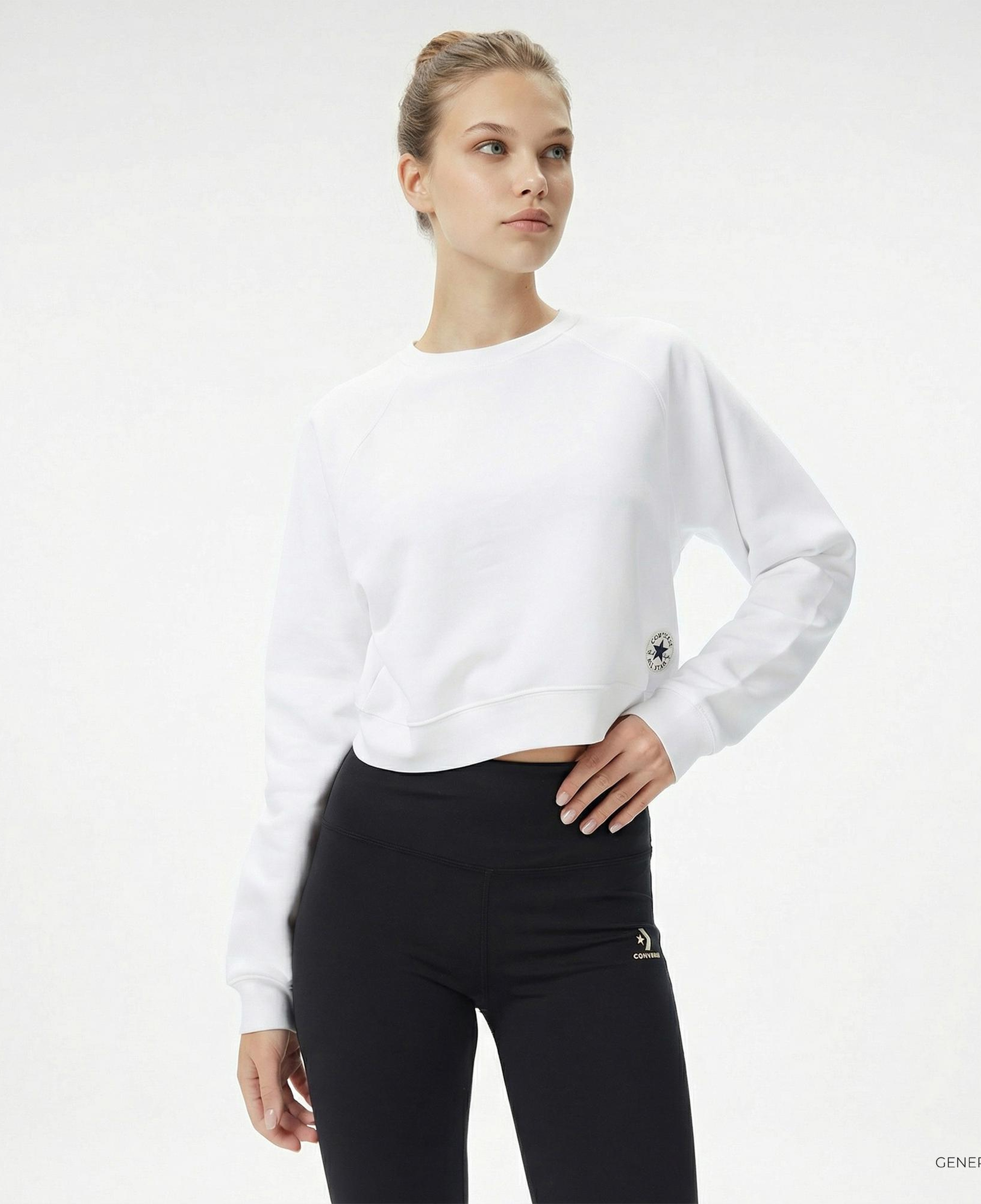 Converse Kadın Beyaz Sweatshirt