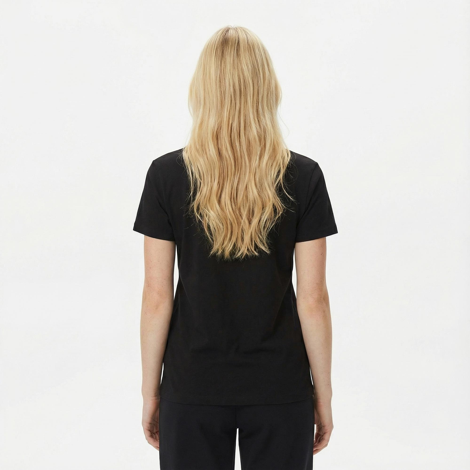 Guess Marina Slim Fit Kadın Siyah T-Shirt