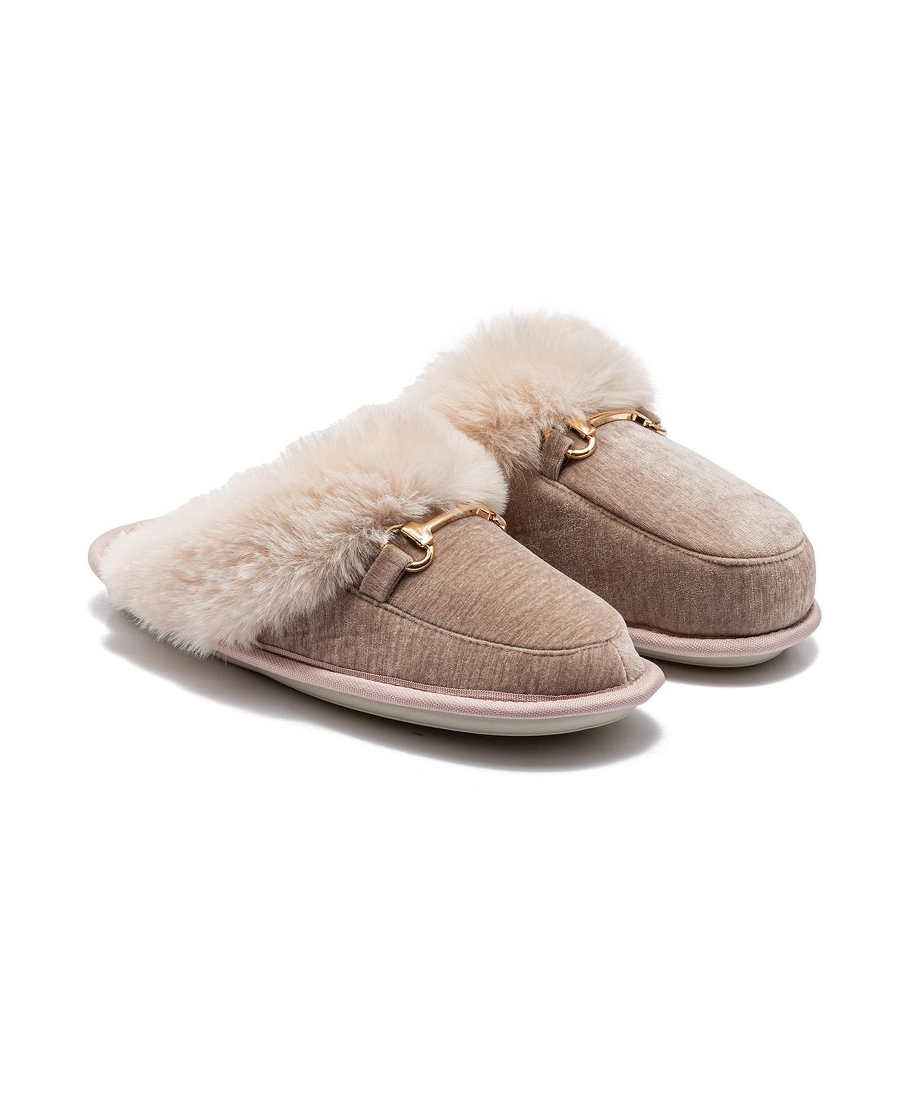 Maya Kadın Tokalı Ev Terliği Bej 37/41