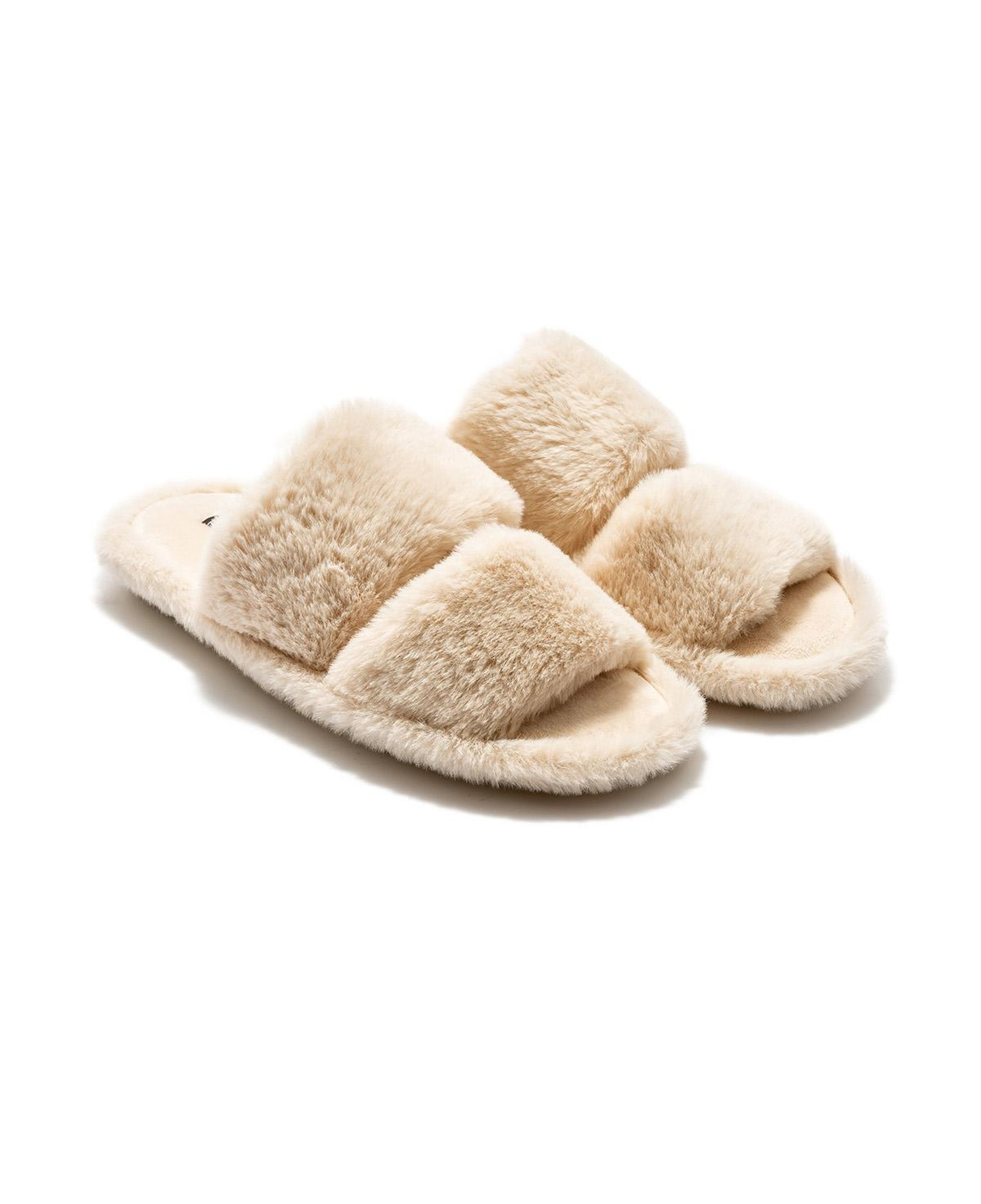 Mona Peluş Kadın Ev Terliği Bej 36/41