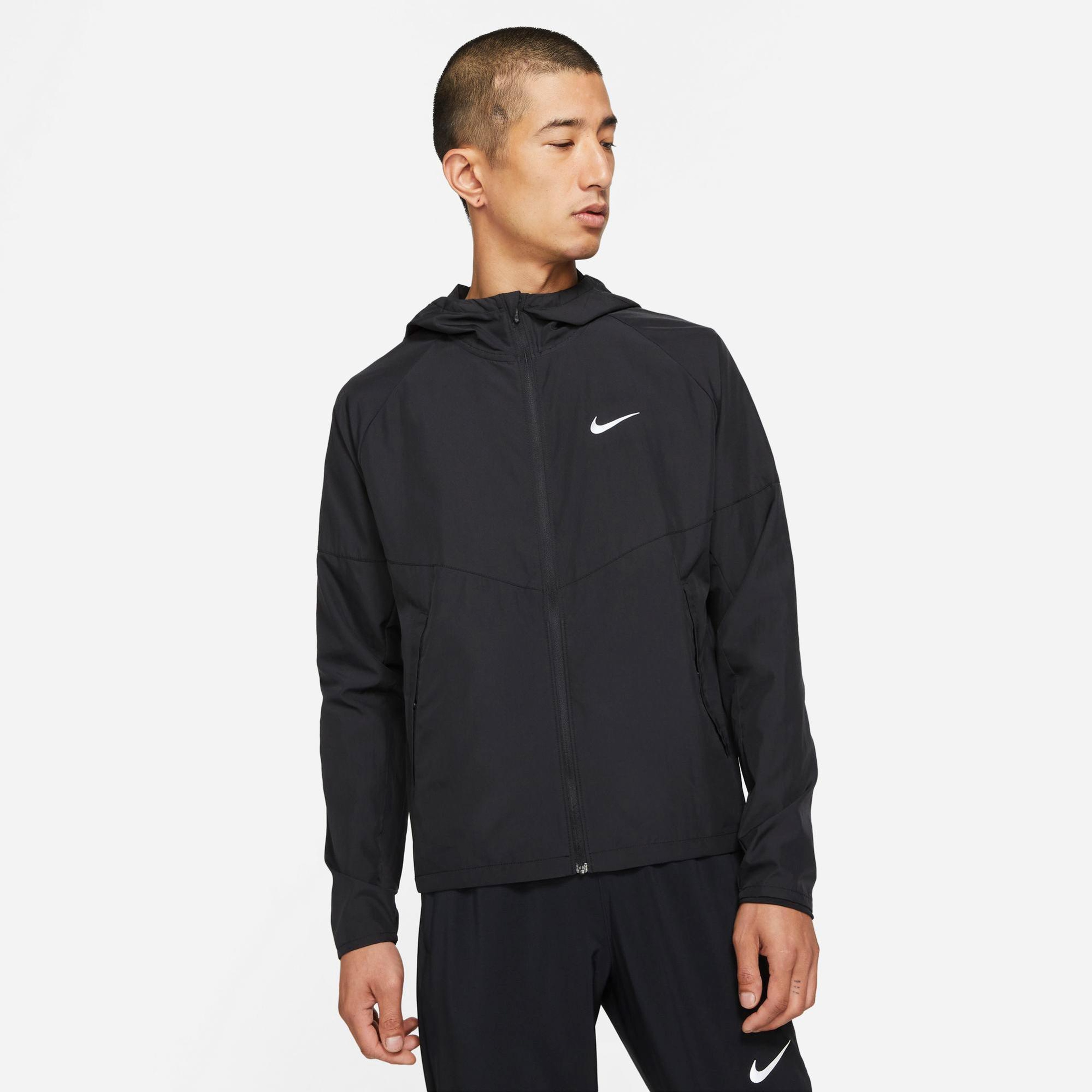 Nike Repel Miler Erkek Siyah Rüzgarlık