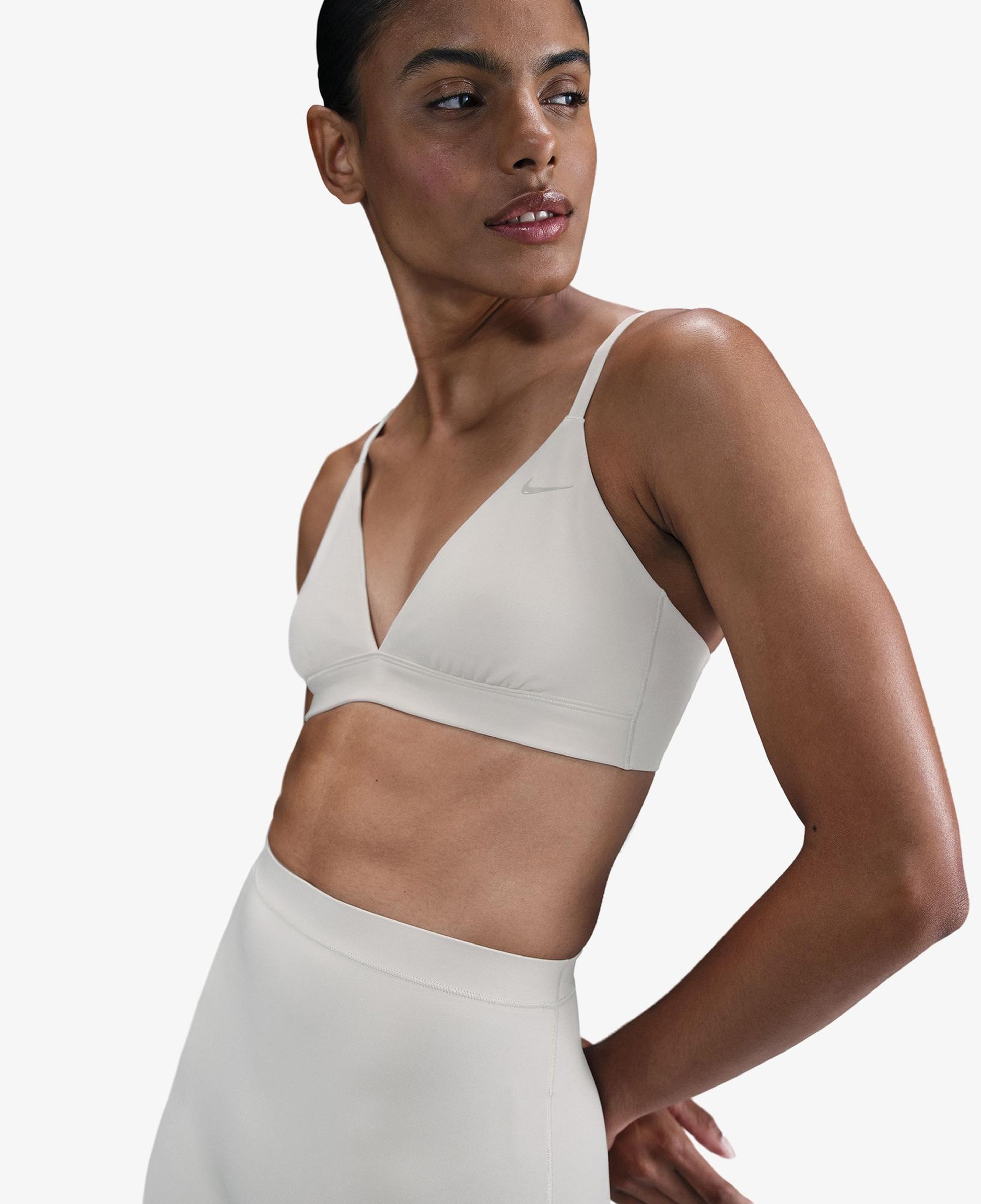 Nike Dri-Fit Form Kadın Beyaz Bra