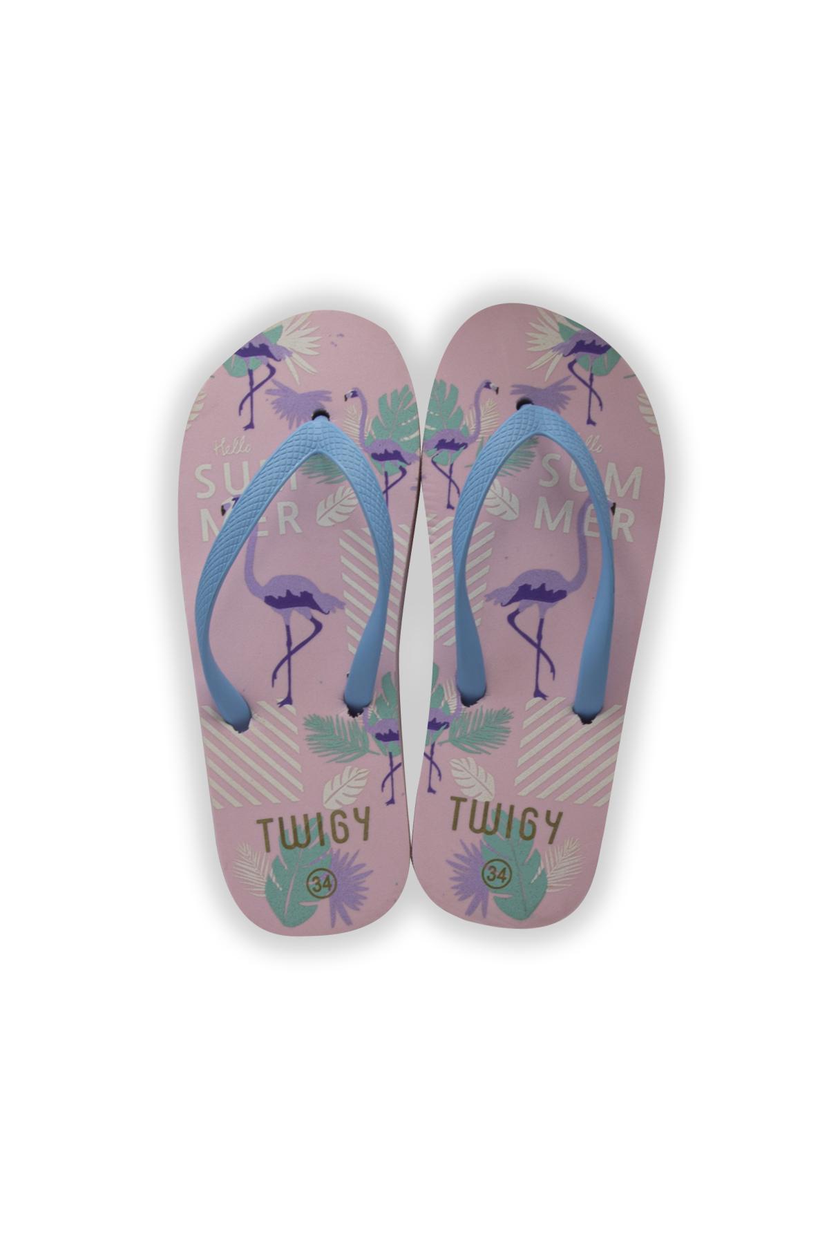 Haya Çocuk Parmak Arası Terlik Pembe 28/35