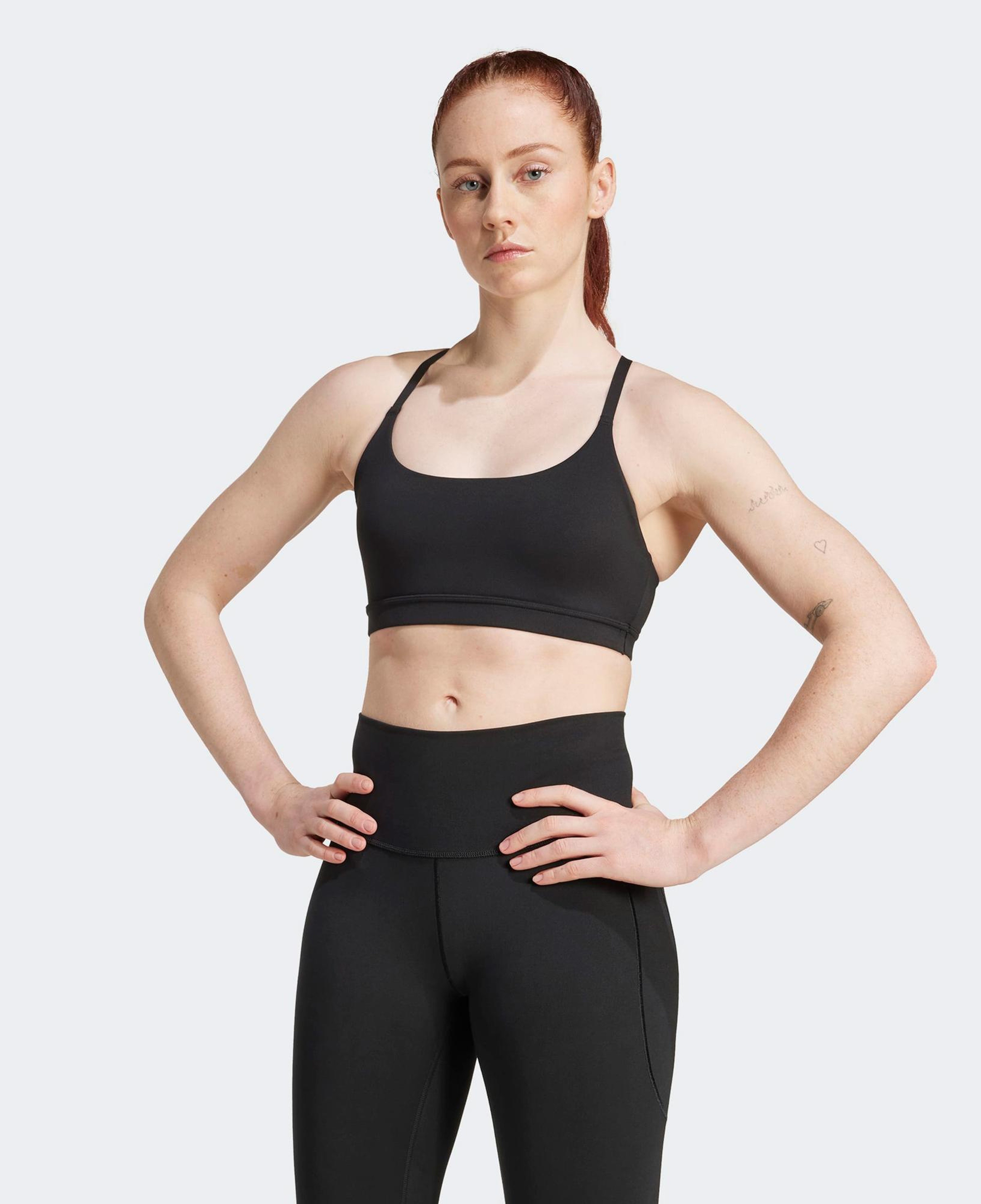 adidas All Me Light Support Kadın Siyah Bra