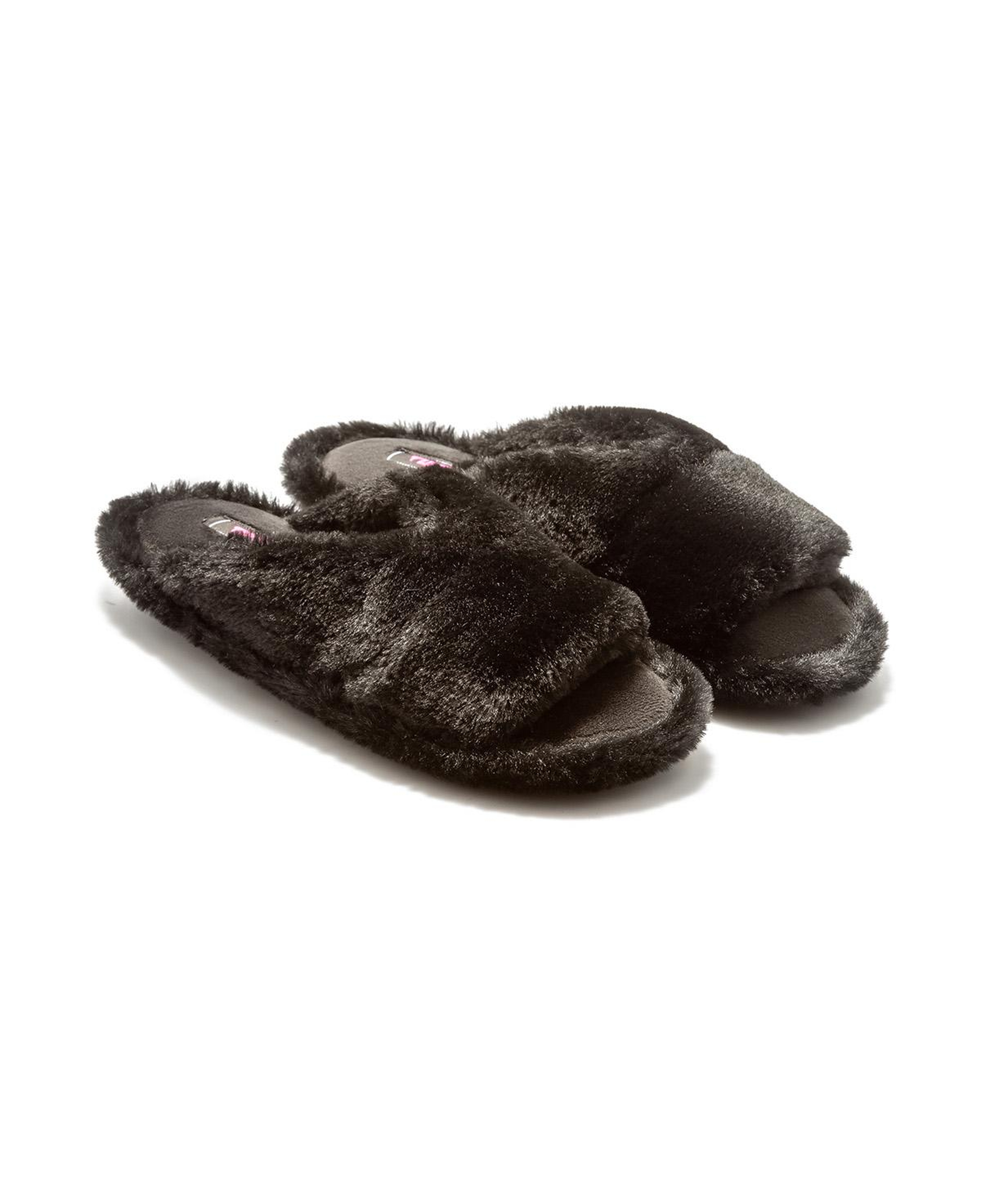 Moli Peluş Kadın Ev Terliği Siyah 36/41