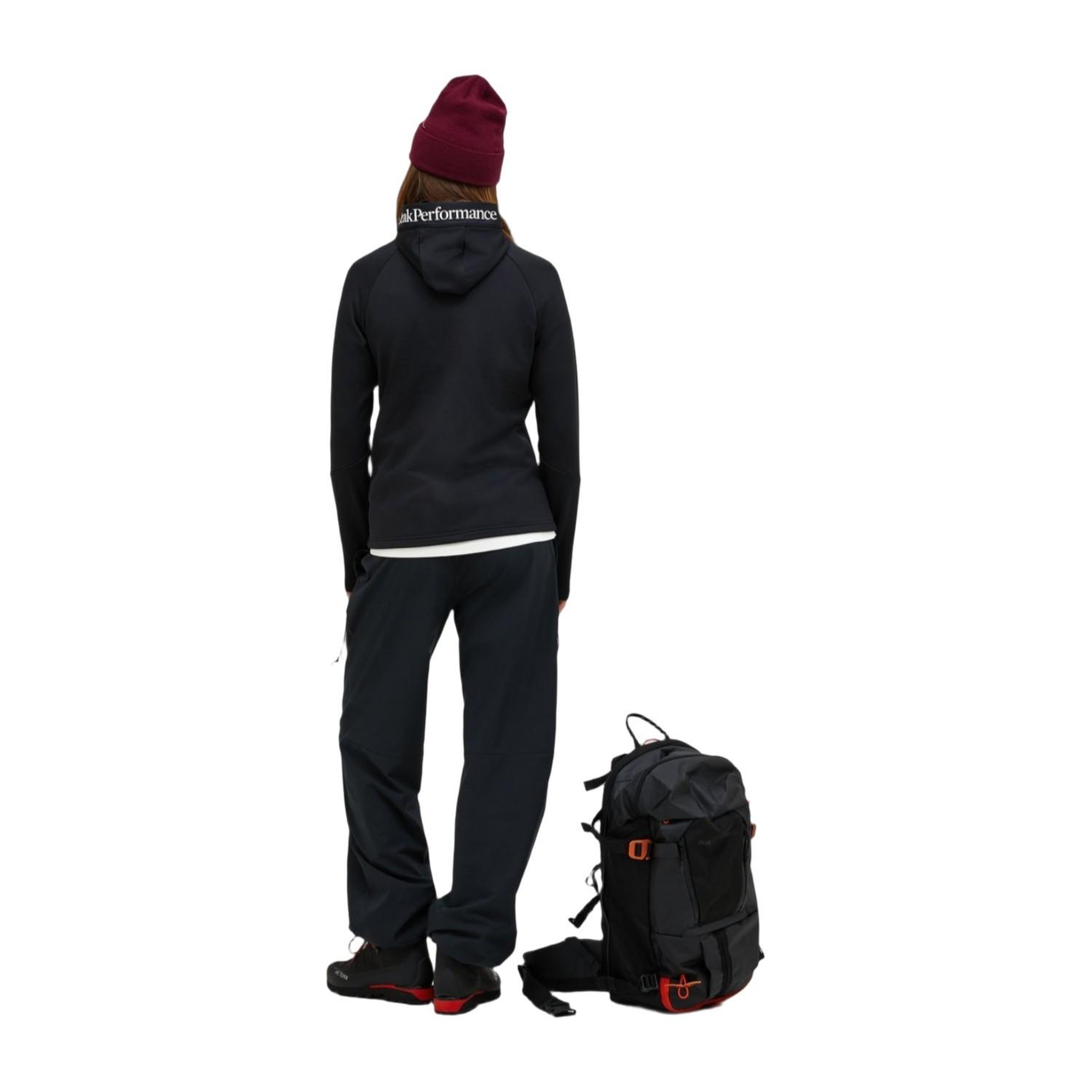 Peak Performance Rider Essentials Zip Hood Kadın Siyah Fleece