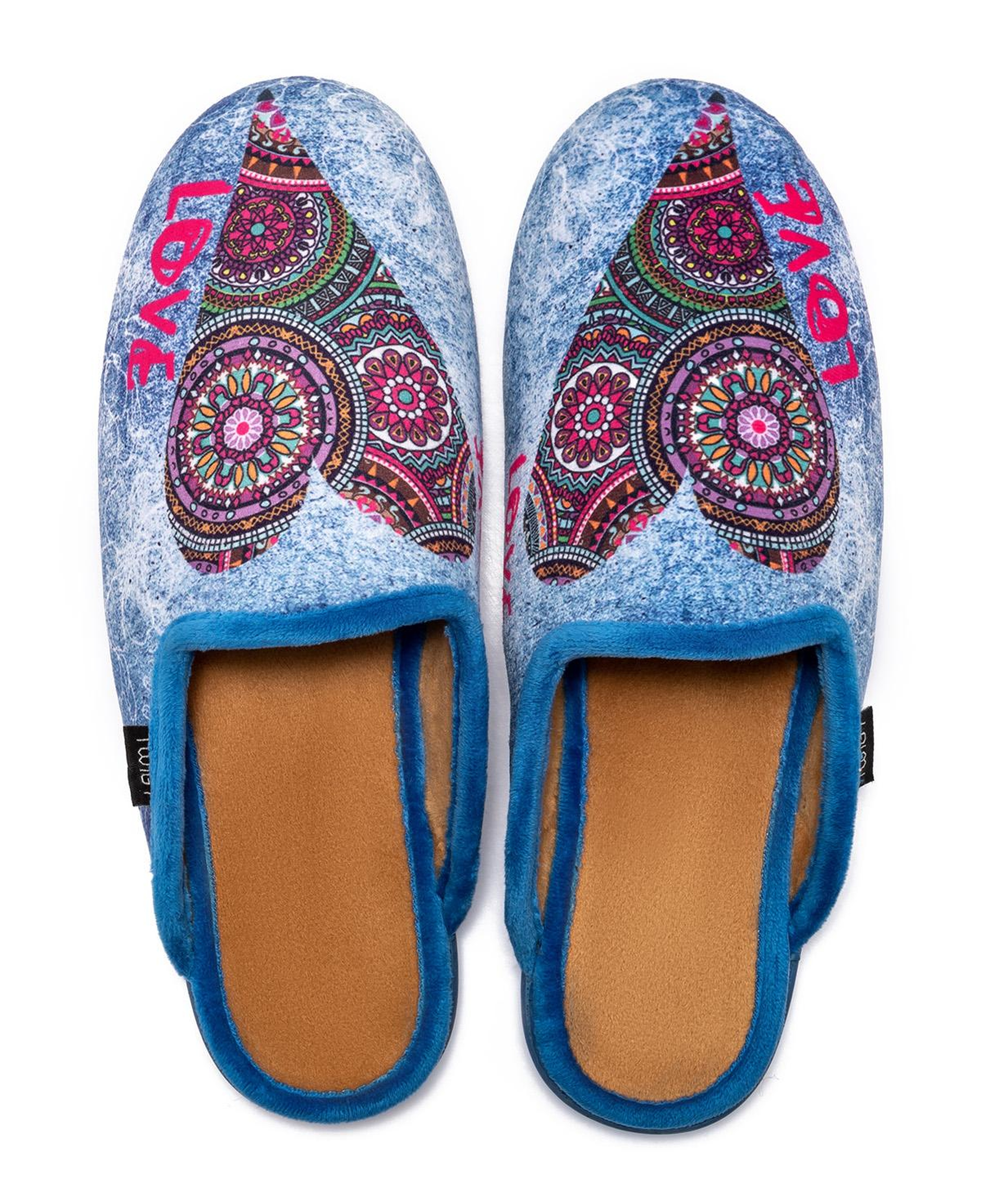 Heart Kadın Ev Terliği Mavi 36/41