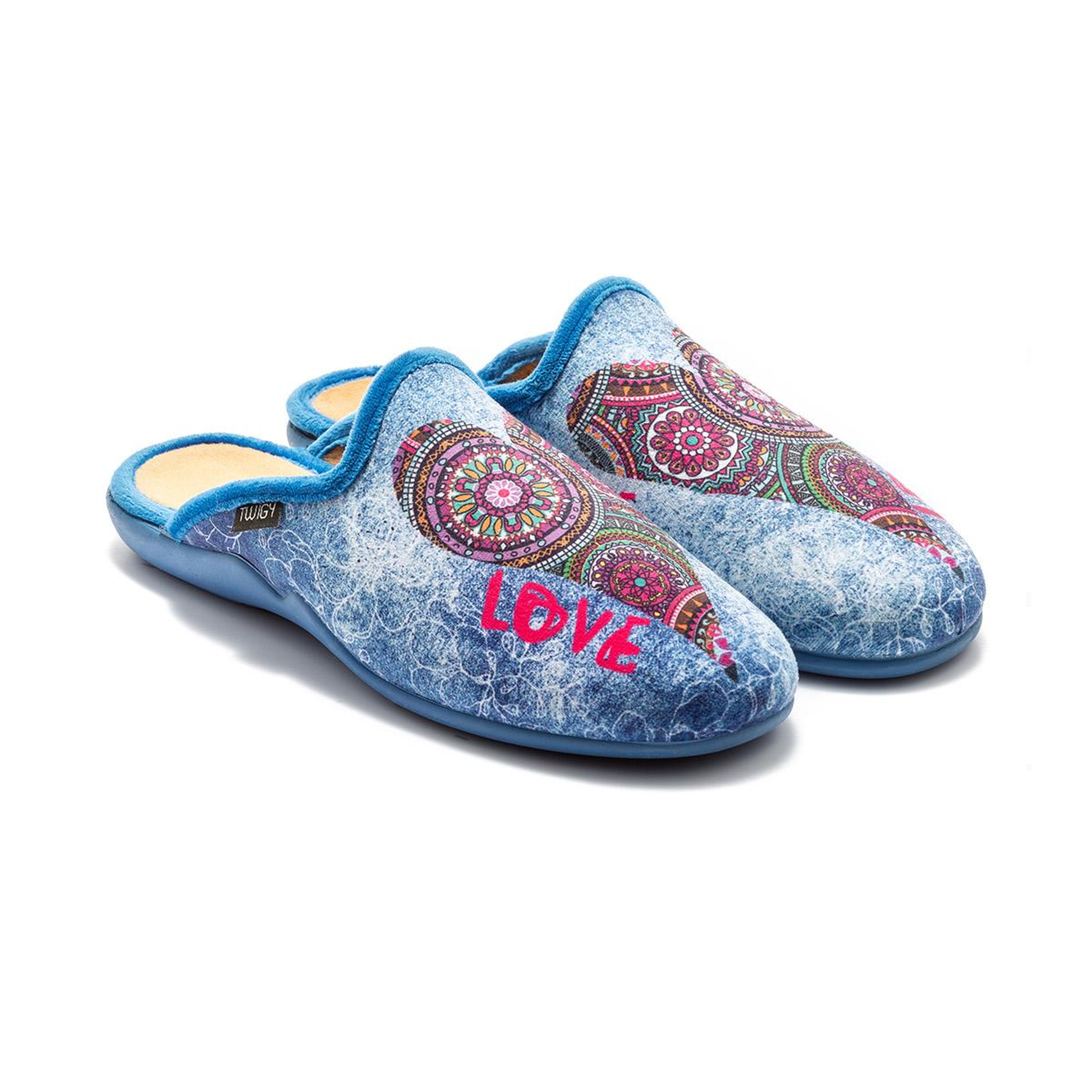 Heart Kadın Ev Terliği Mavi 36/41