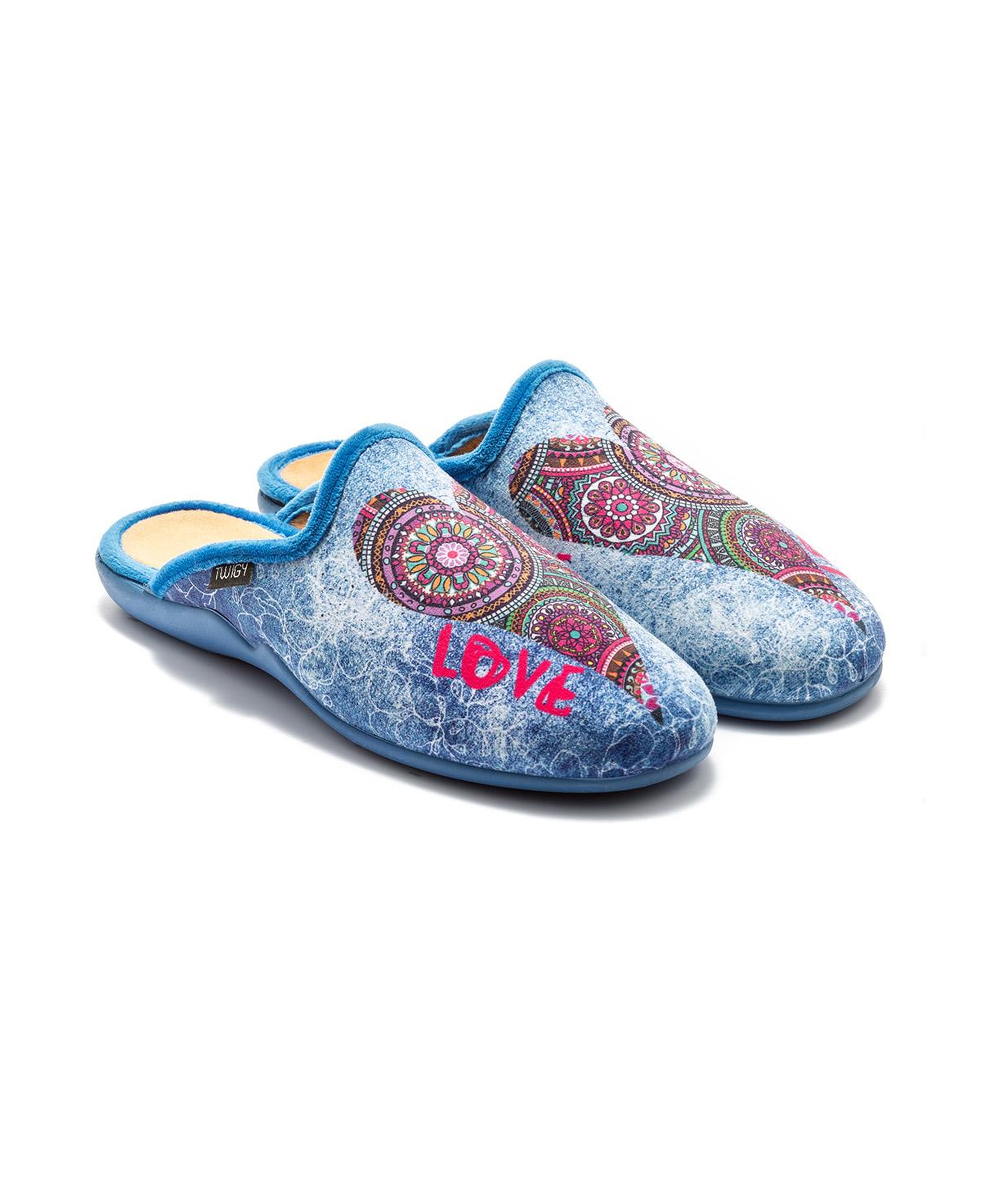 Heart Kadın Ev Terliği Mavi 36/41