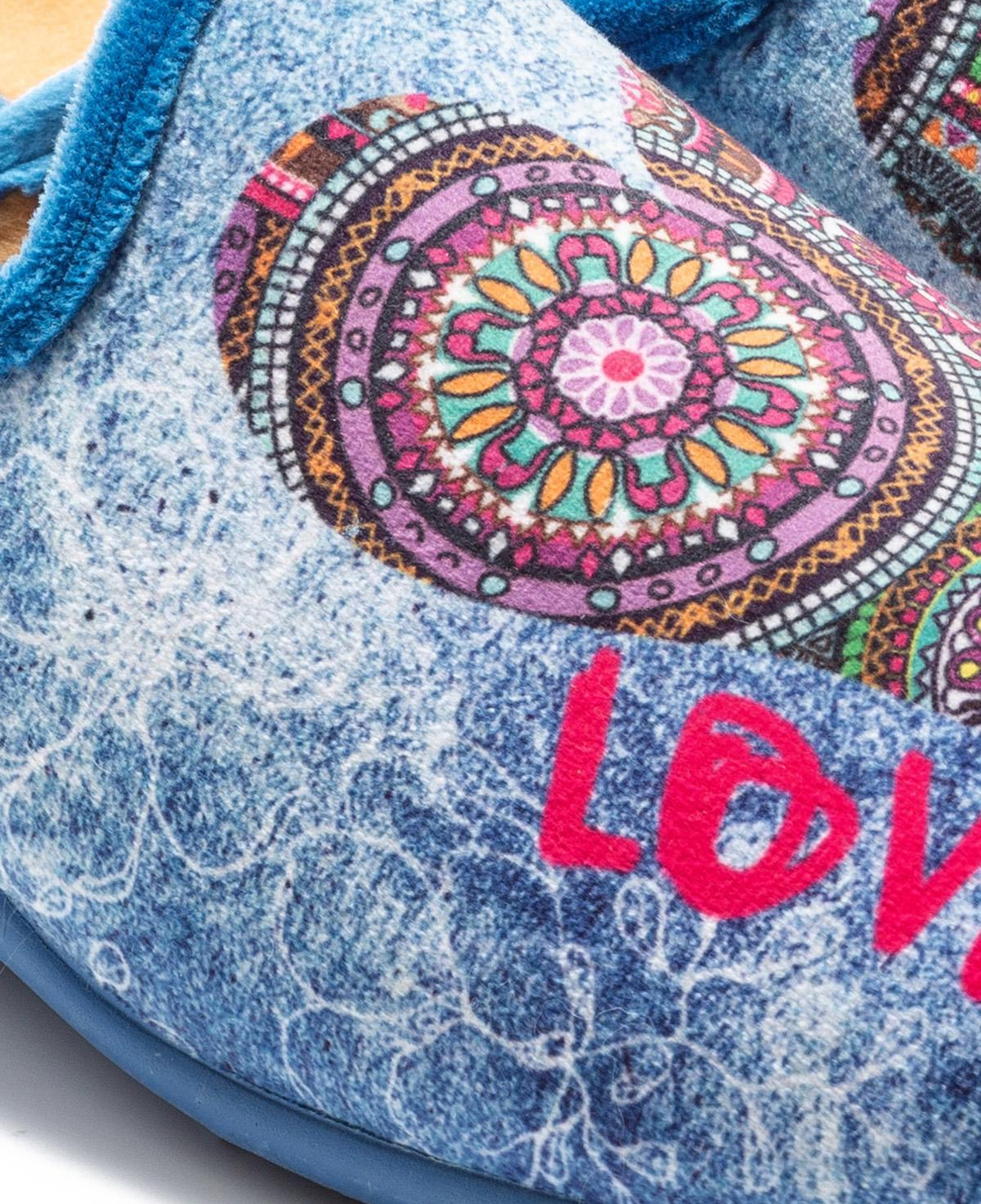 Heart Kadın Ev Terliği Mavi 36/41