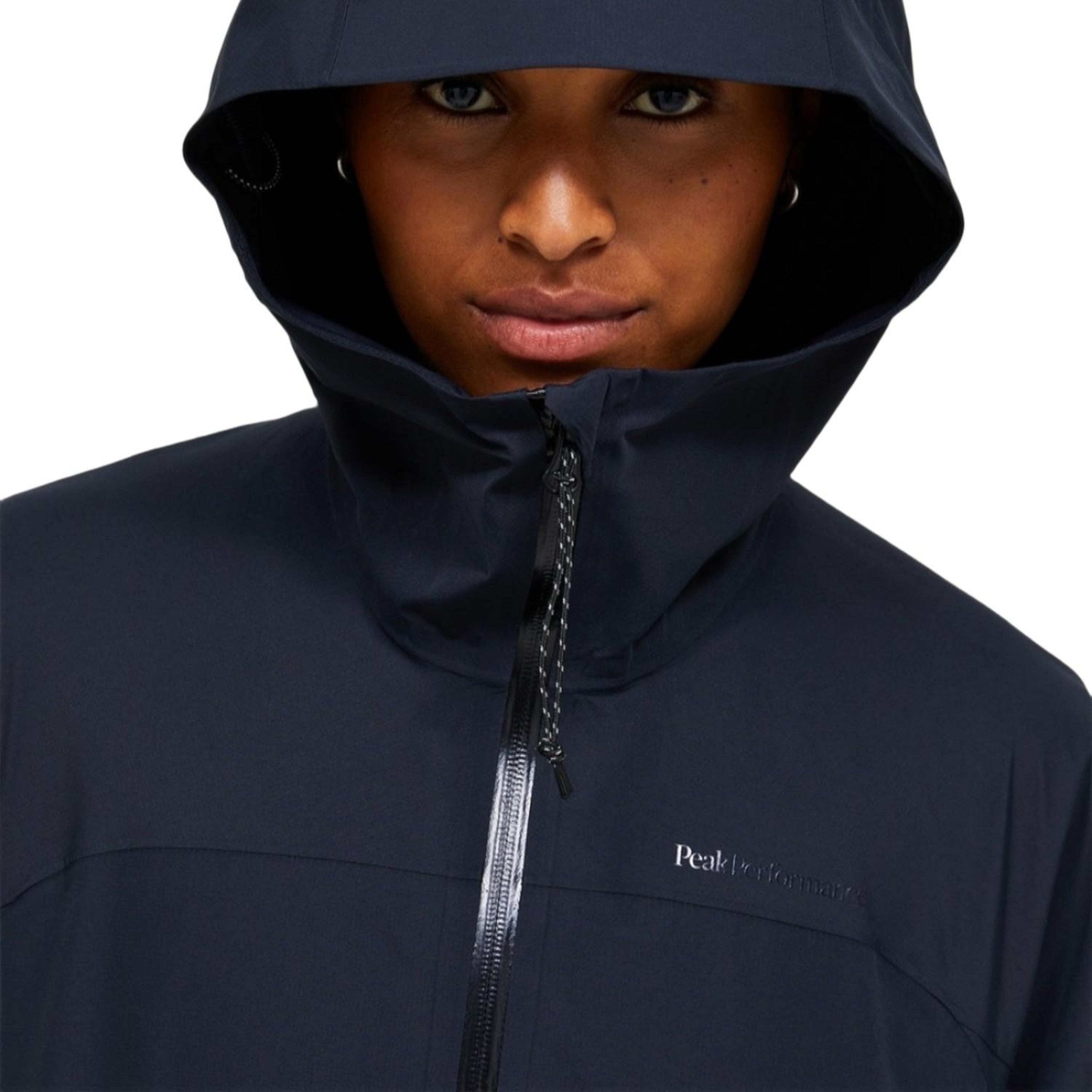 Peak Performance Treeline Shell Parka Kadın Siyah Outdoor Ceketi