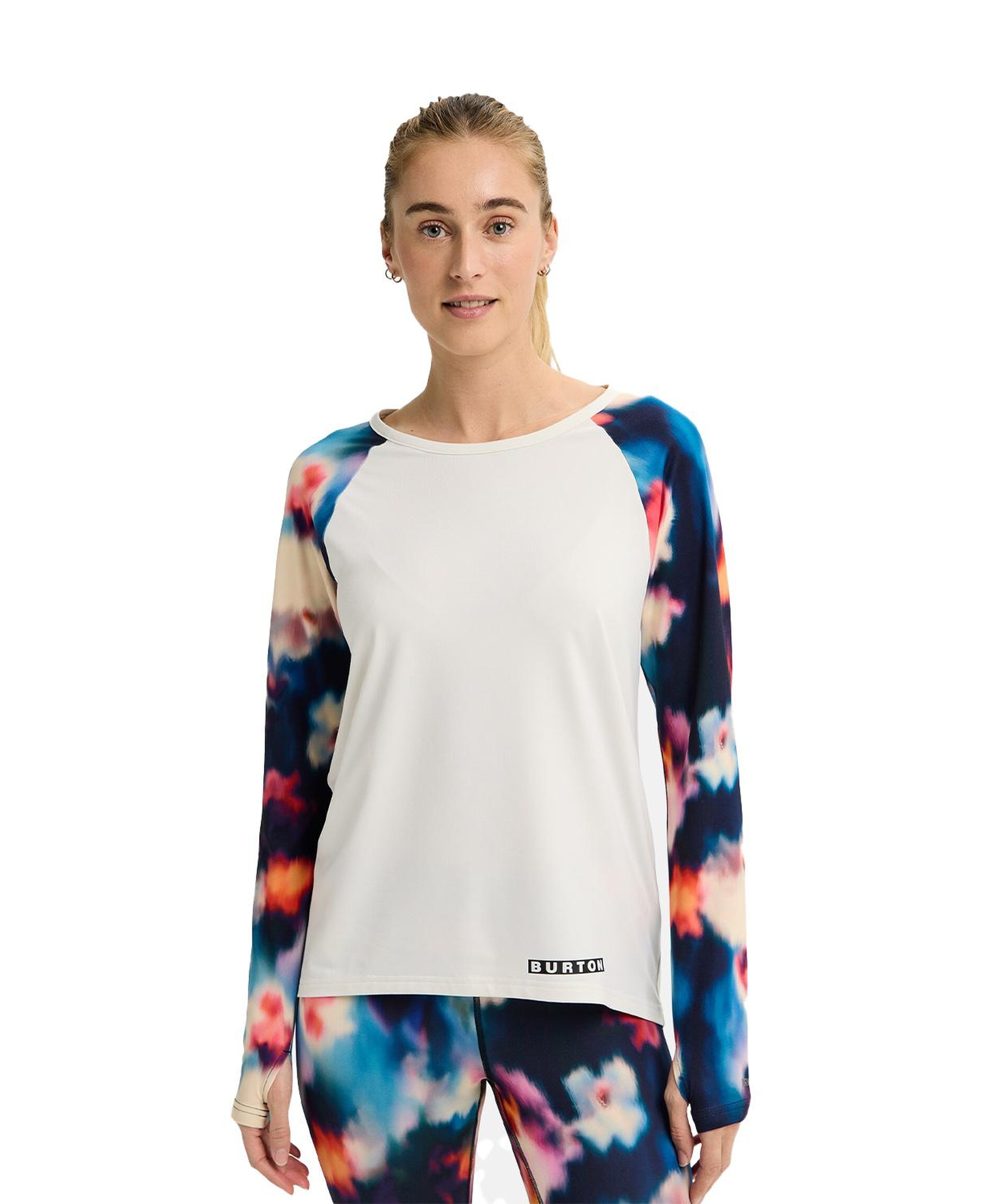 Burton Roadie Base Layer Tech T-shirt Kadın Beyaz Içlik Üst