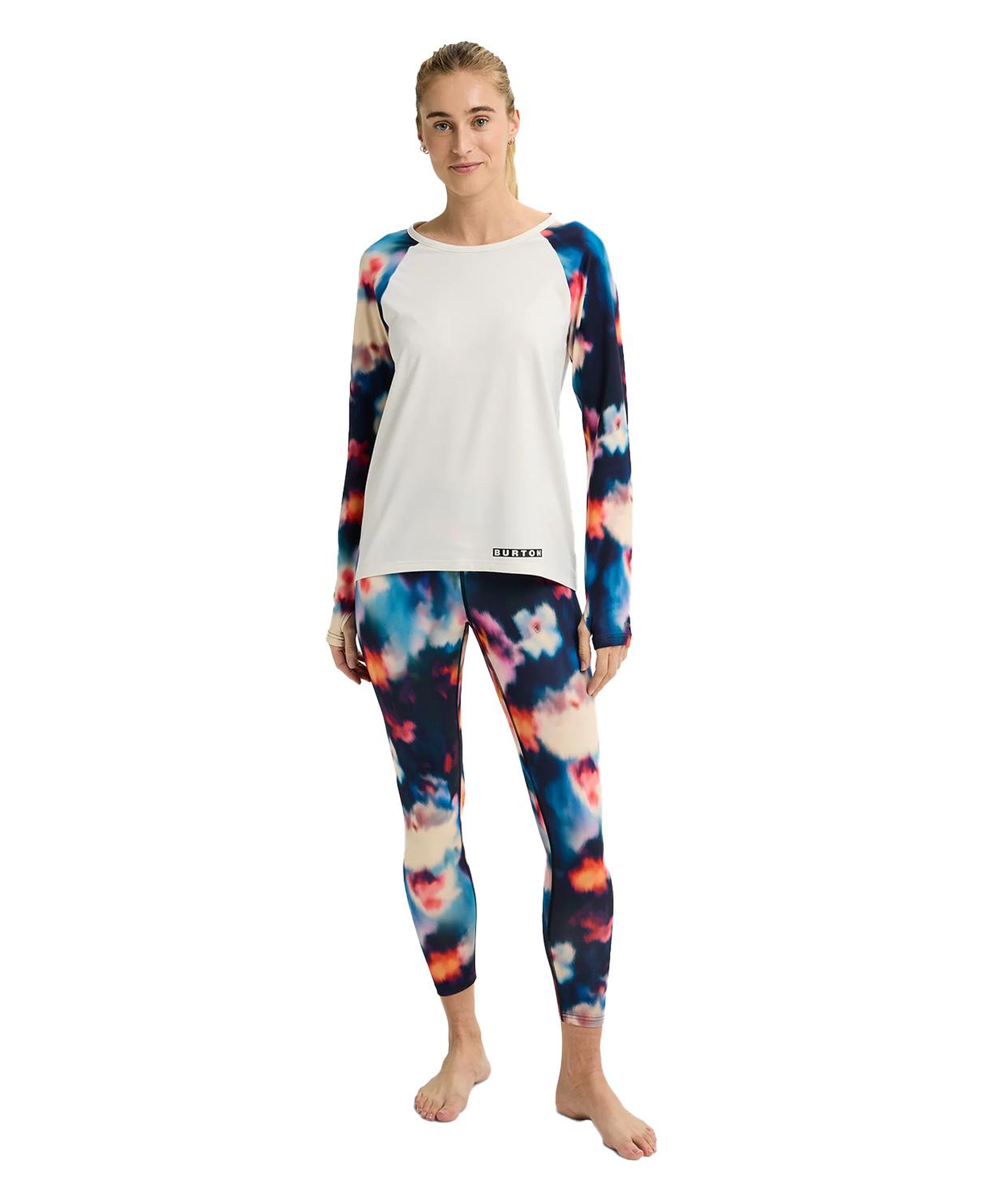 Burton Roadie Base Layer Tech T-shirt Kadın Beyaz Içlik Üst