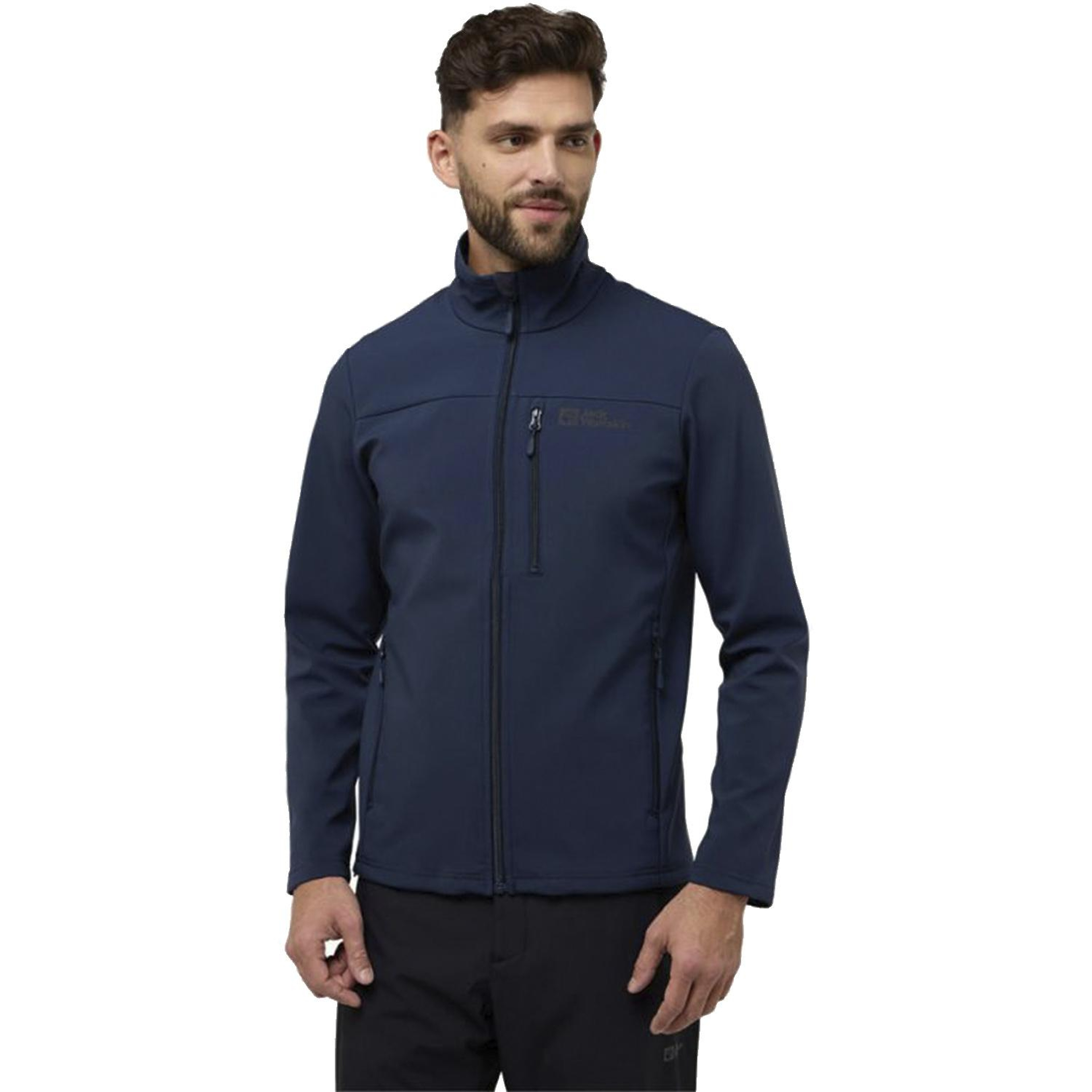 Jack Wolfskin Whirlwind Erkek Mavi Softshell