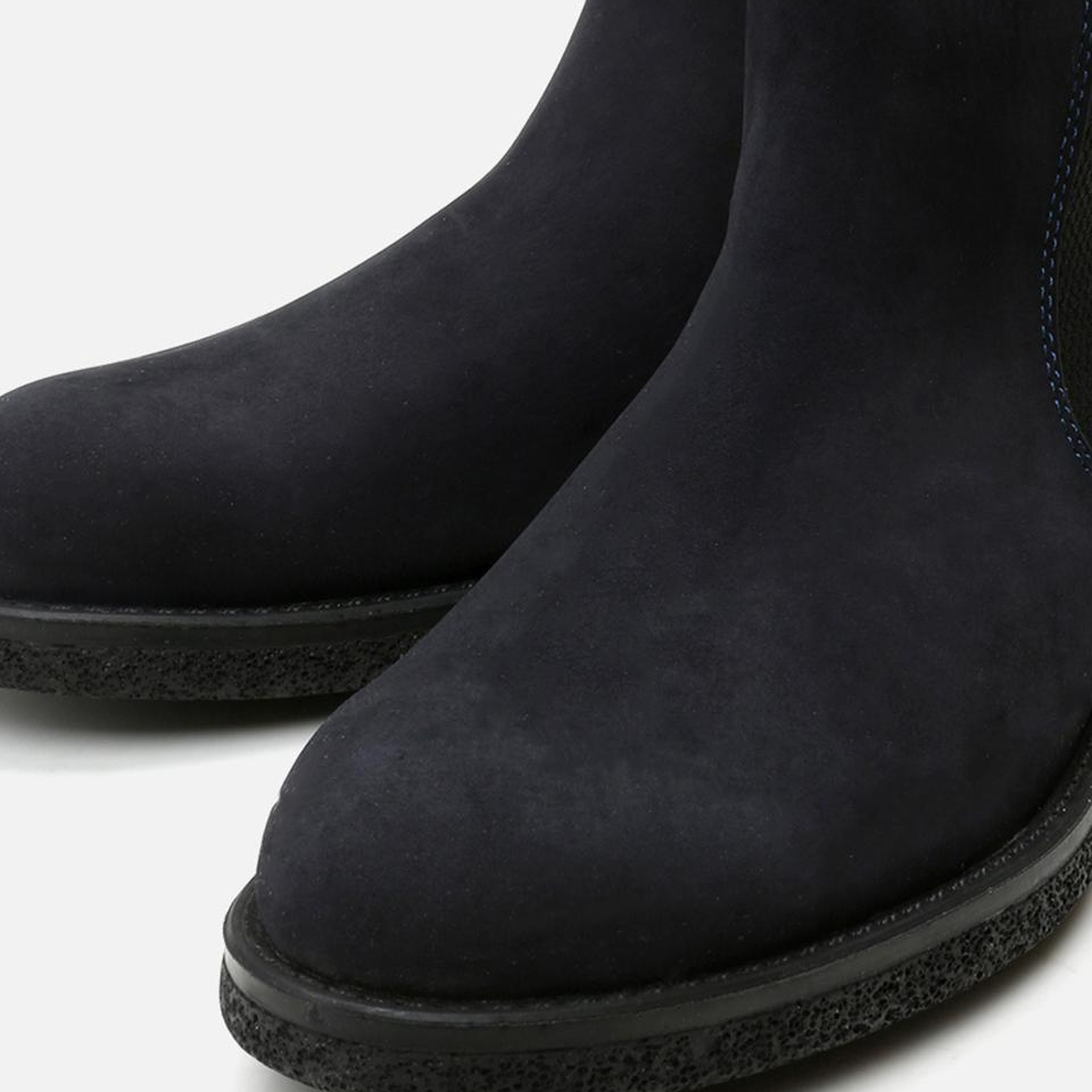 Erkek Süet Deri Lacivert Chealse Bot