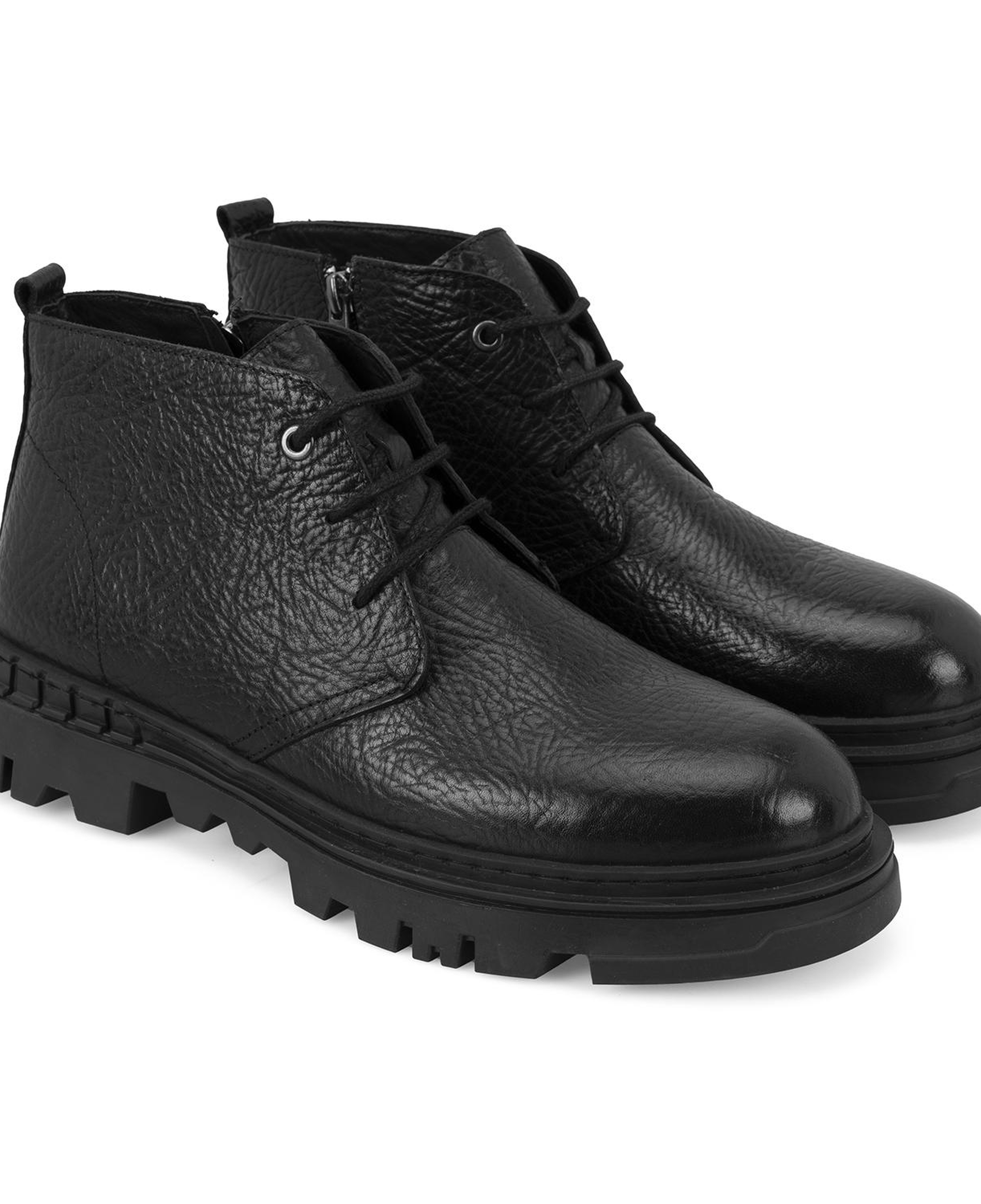 Lionra Siyah Erkek Deri Bot