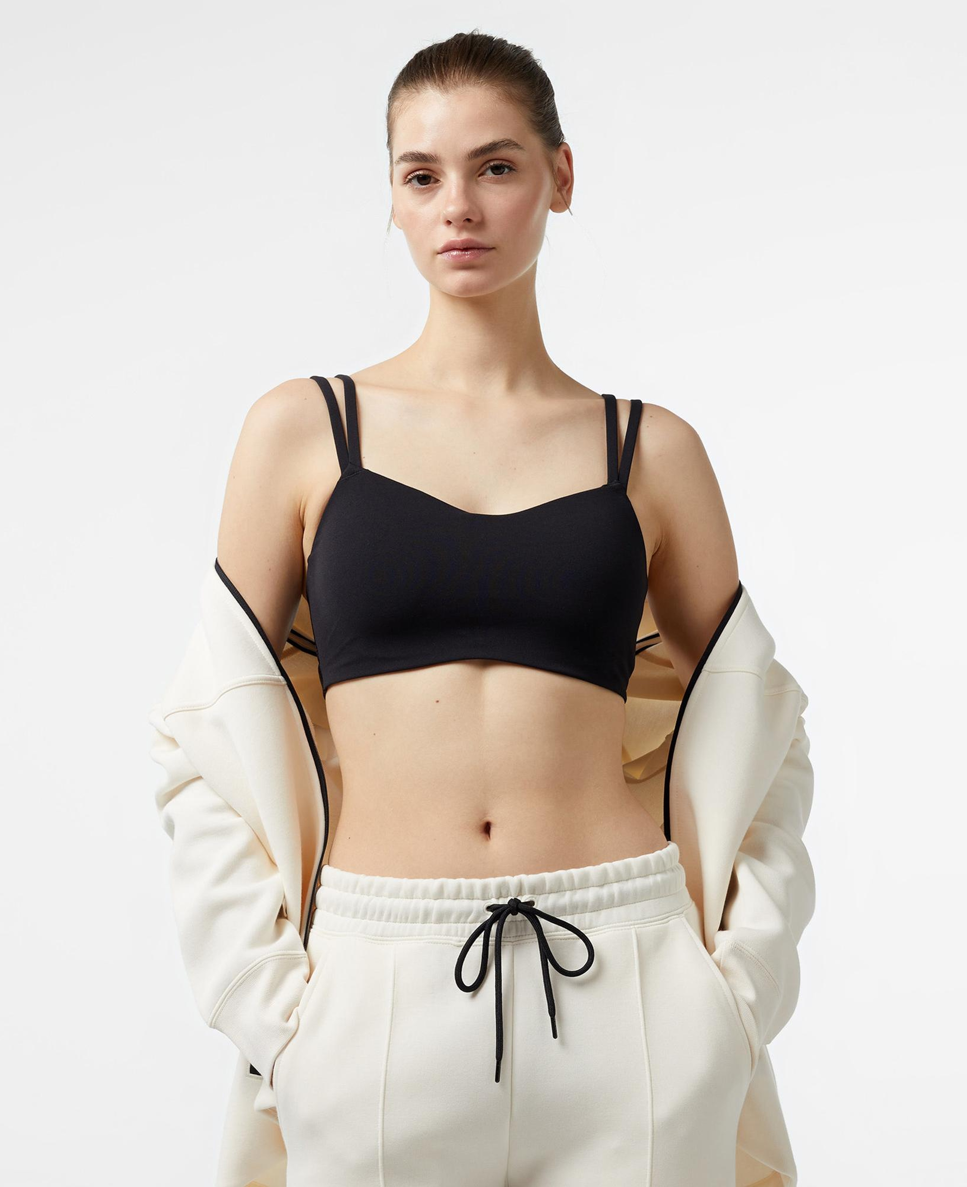 Nike Dri-Fit Zenvy Starppy Kadın Siyah Bra