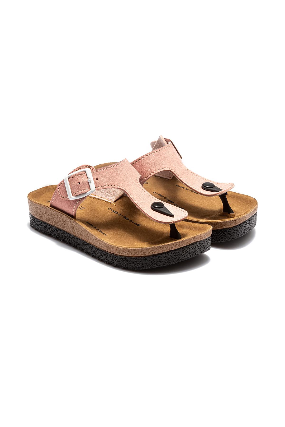 Aris Çocuk Parmak Arası Terlik Pudra 30/35