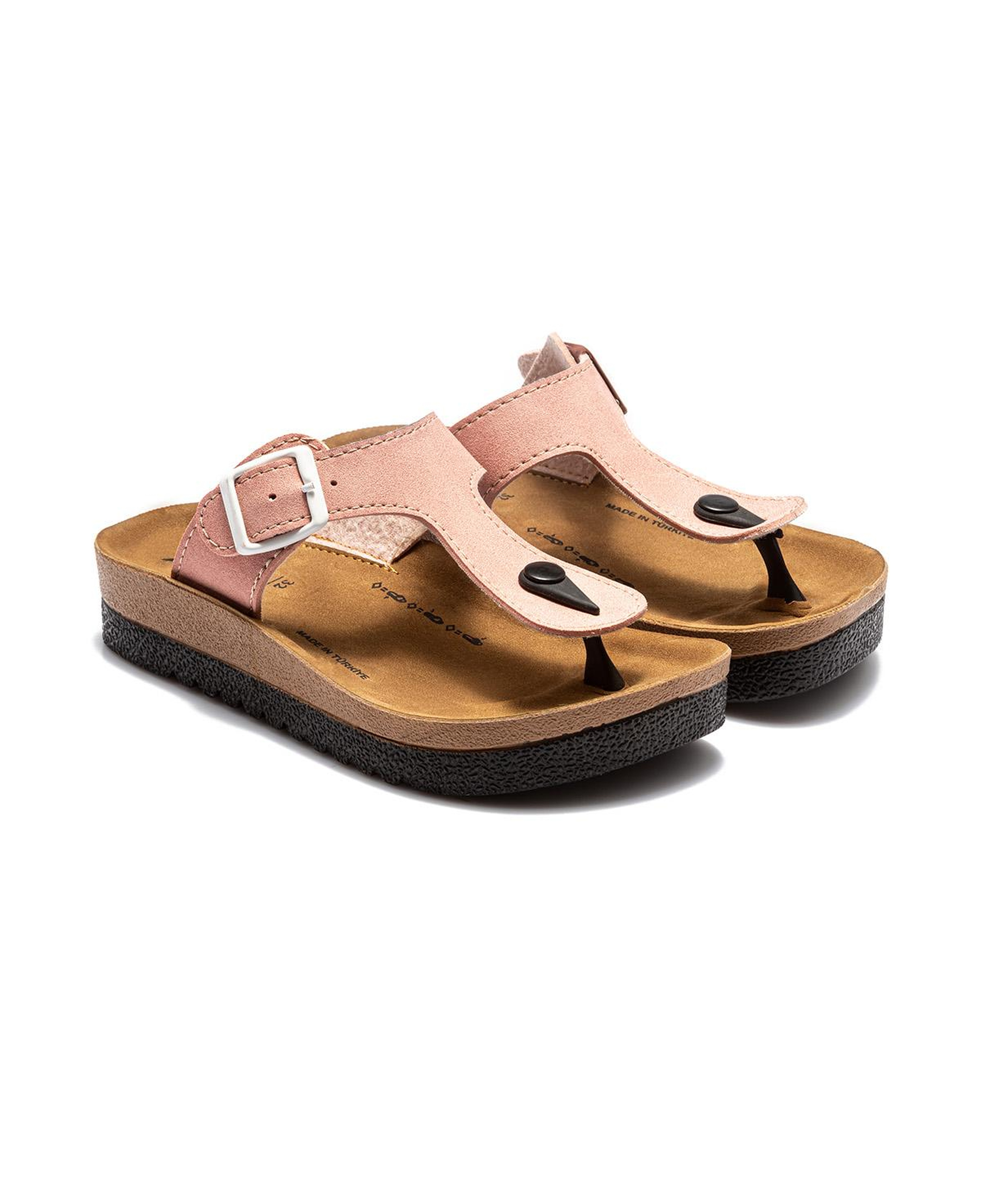 Aris Çocuk Parmak Arası Terlik Pudra 30/35