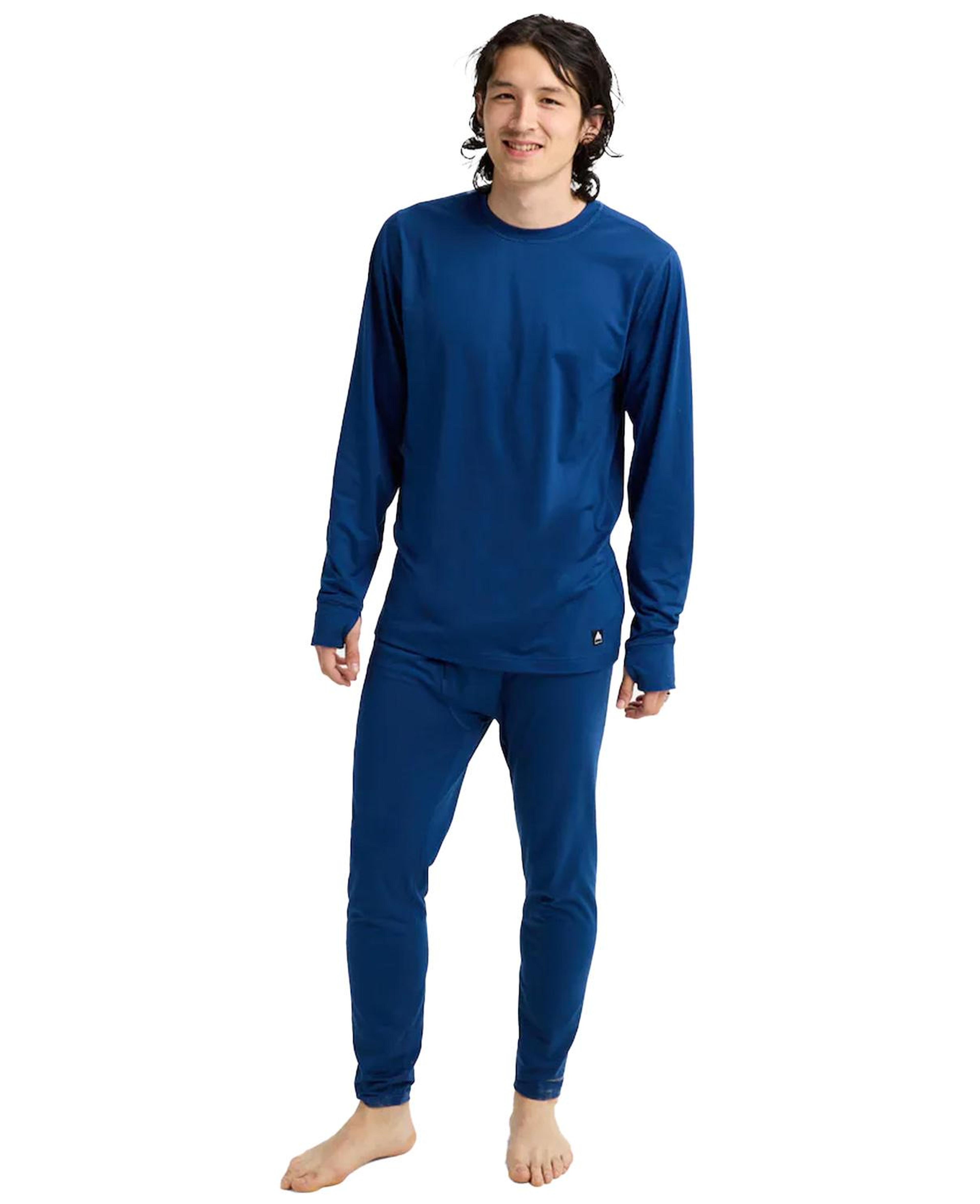 Burton Midweight Base Layer Crew Erkek Mavi Içlik Üst