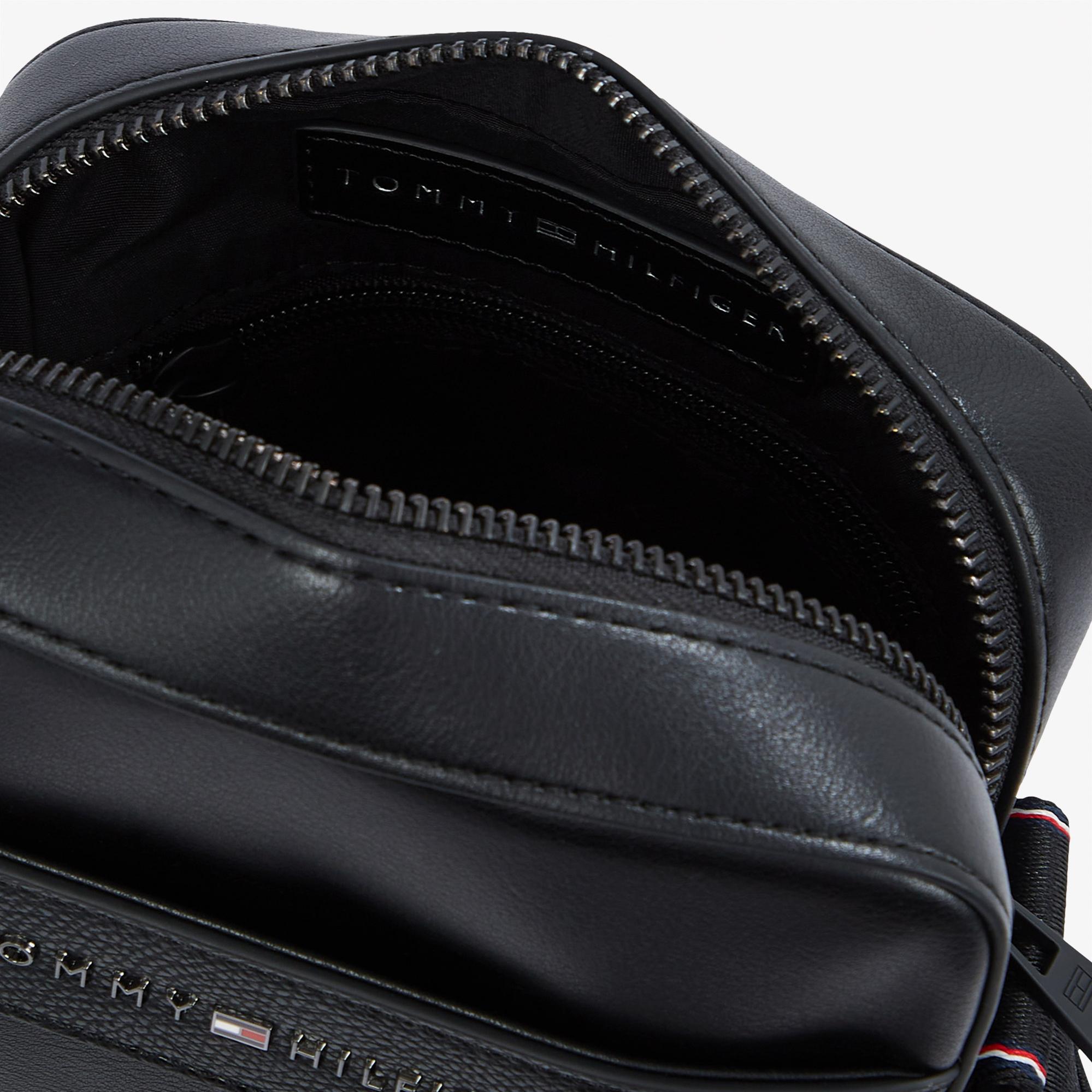 Tommy Hilfiger Corp Mini Erkek Siyah Çapraz Çanta