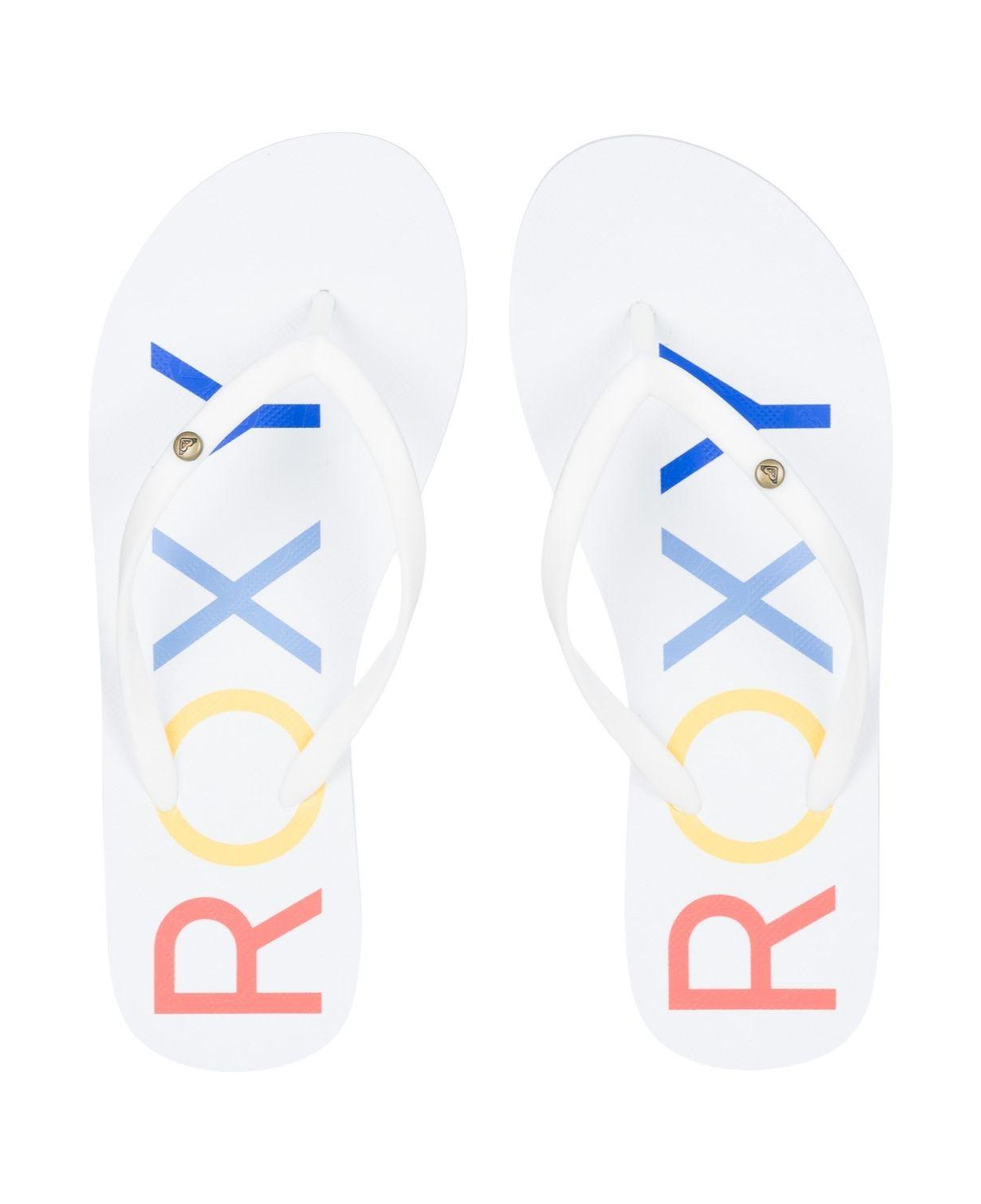 Roxy Sandy III Kadın Beyaz Terlik