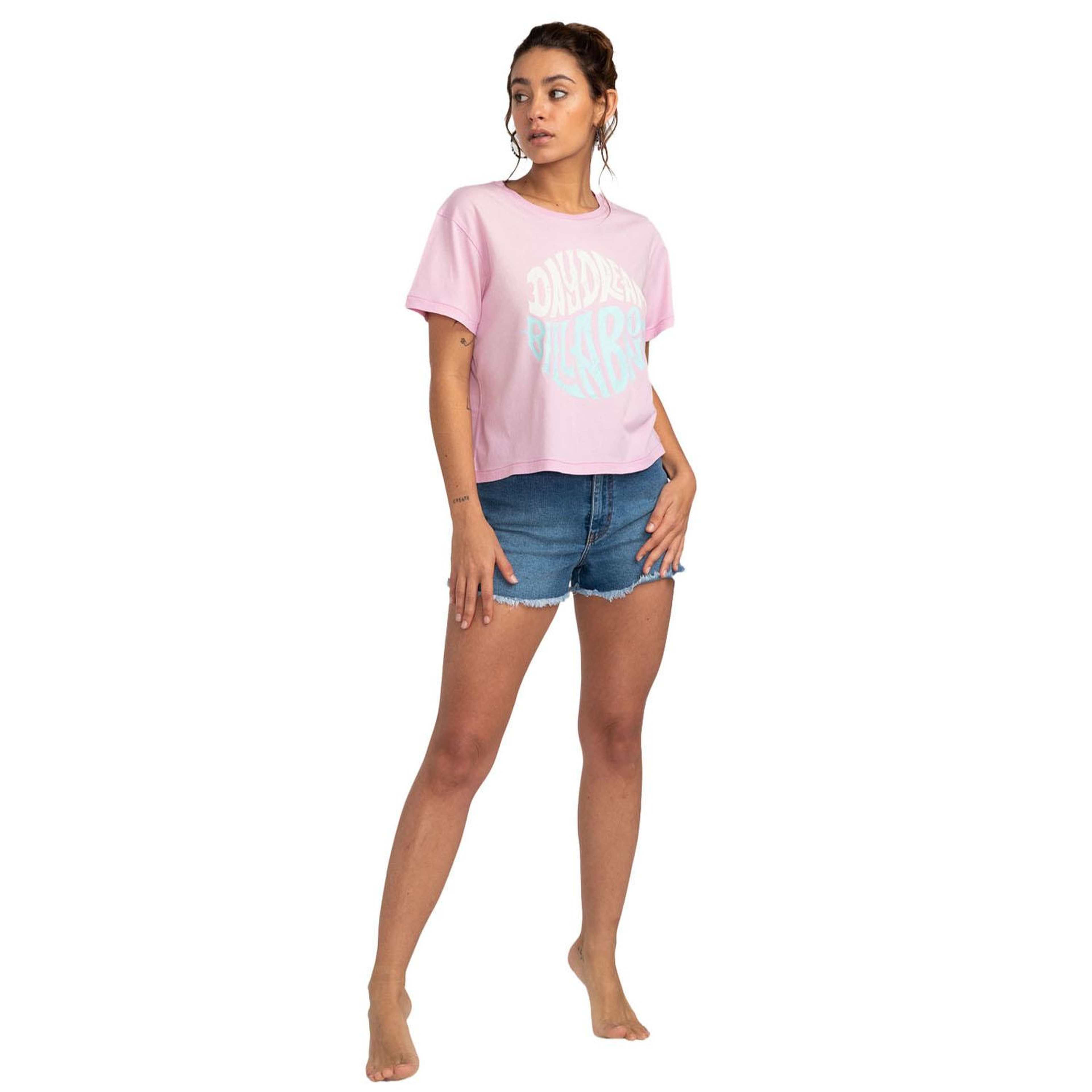 Billabong Dream The Day Kadın Mor Tişört