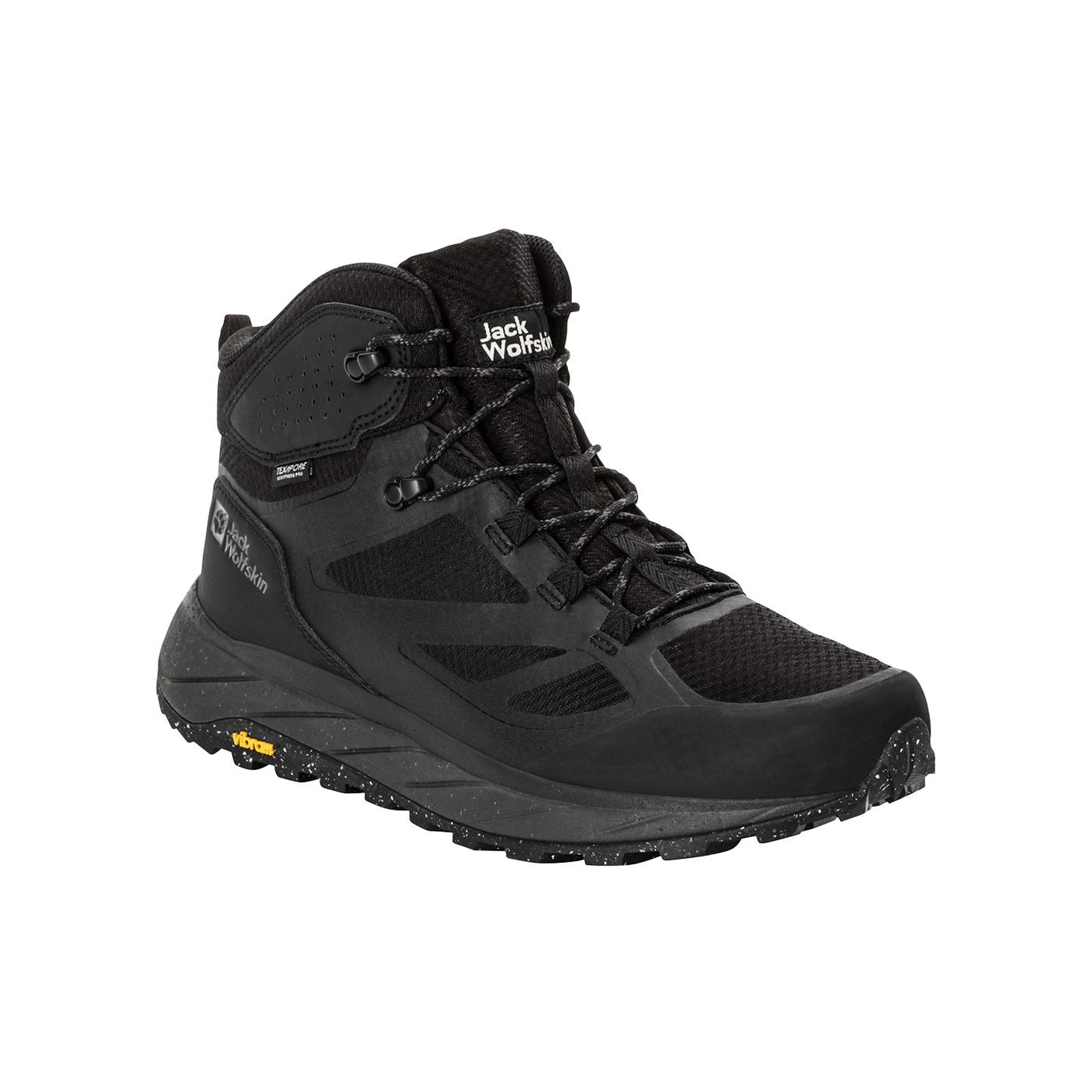 Jack Wolfskin Terraventure Texapore Mid Erkek Siyah Bot