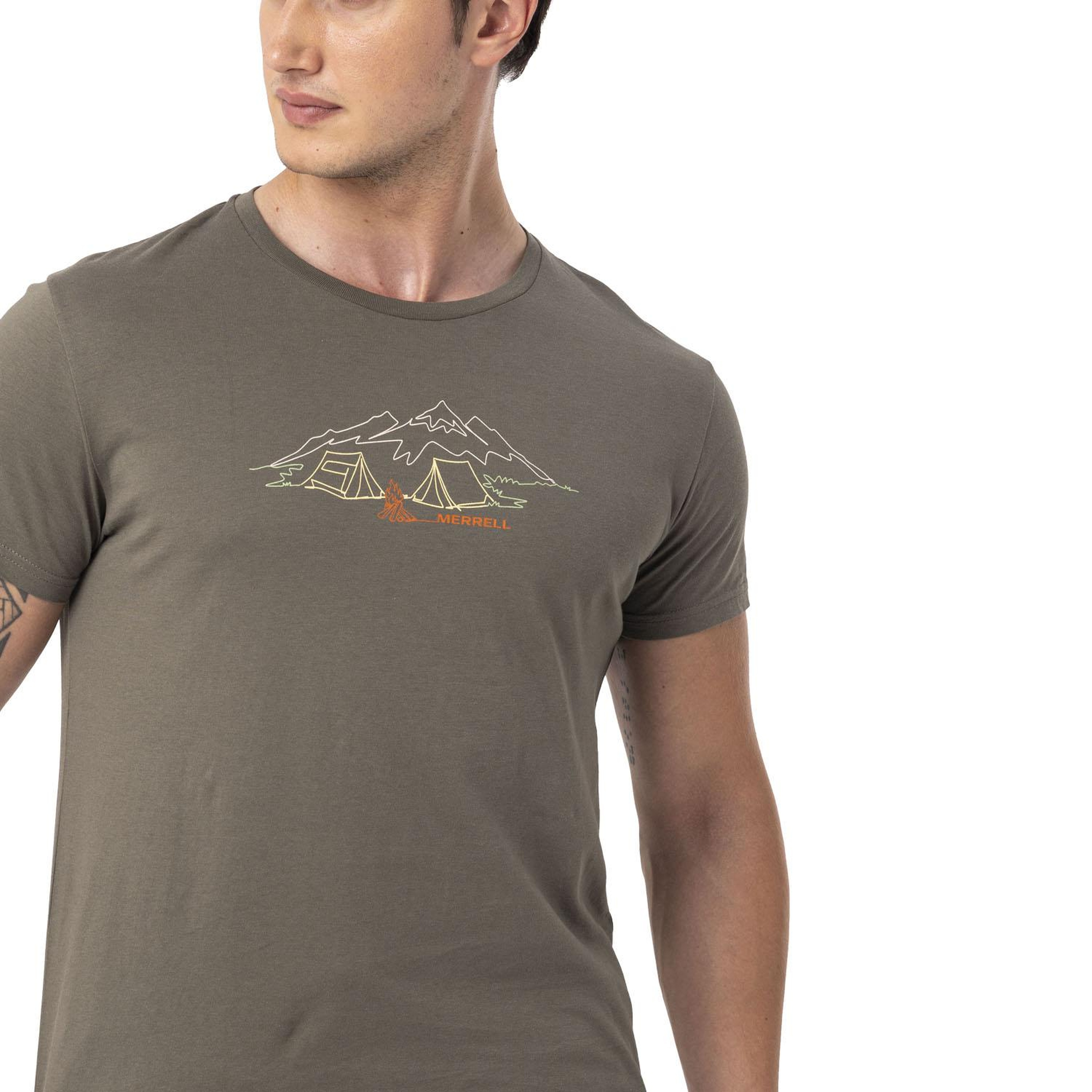 Merrell Tamp Erkek Yeşil Tişört