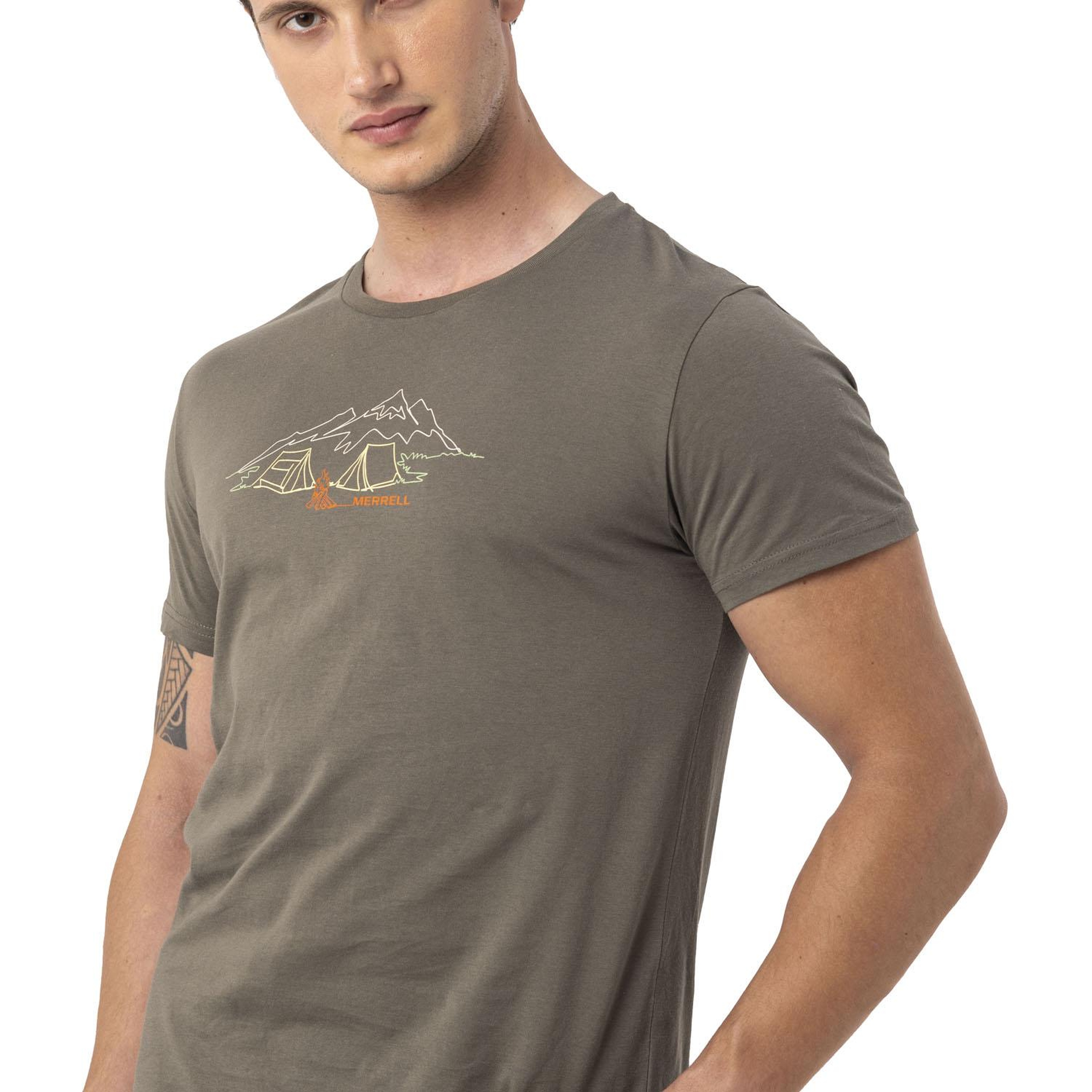 Merrell Tamp Erkek Yeşil Tişört