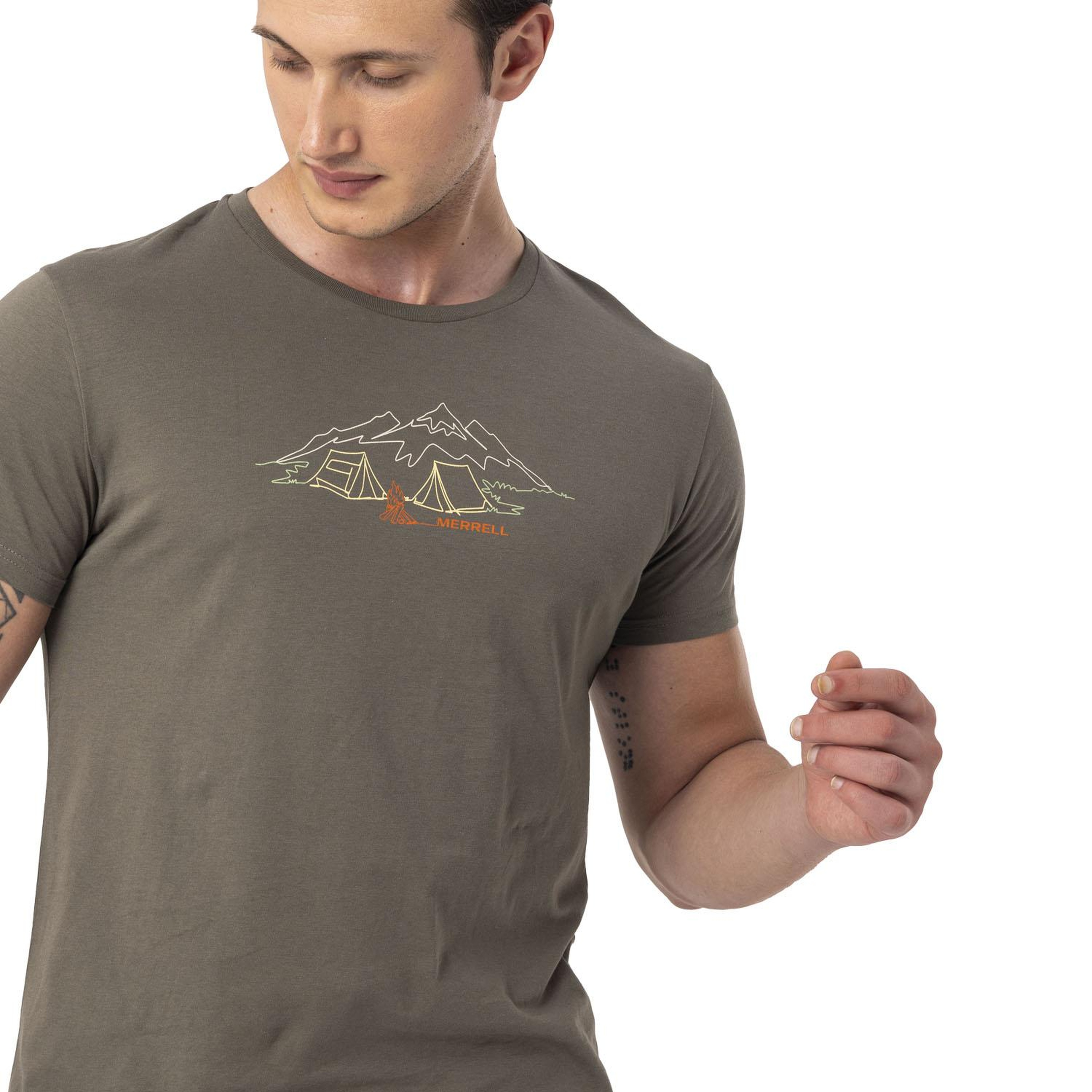 Merrell Tamp Erkek Yeşil Tişört