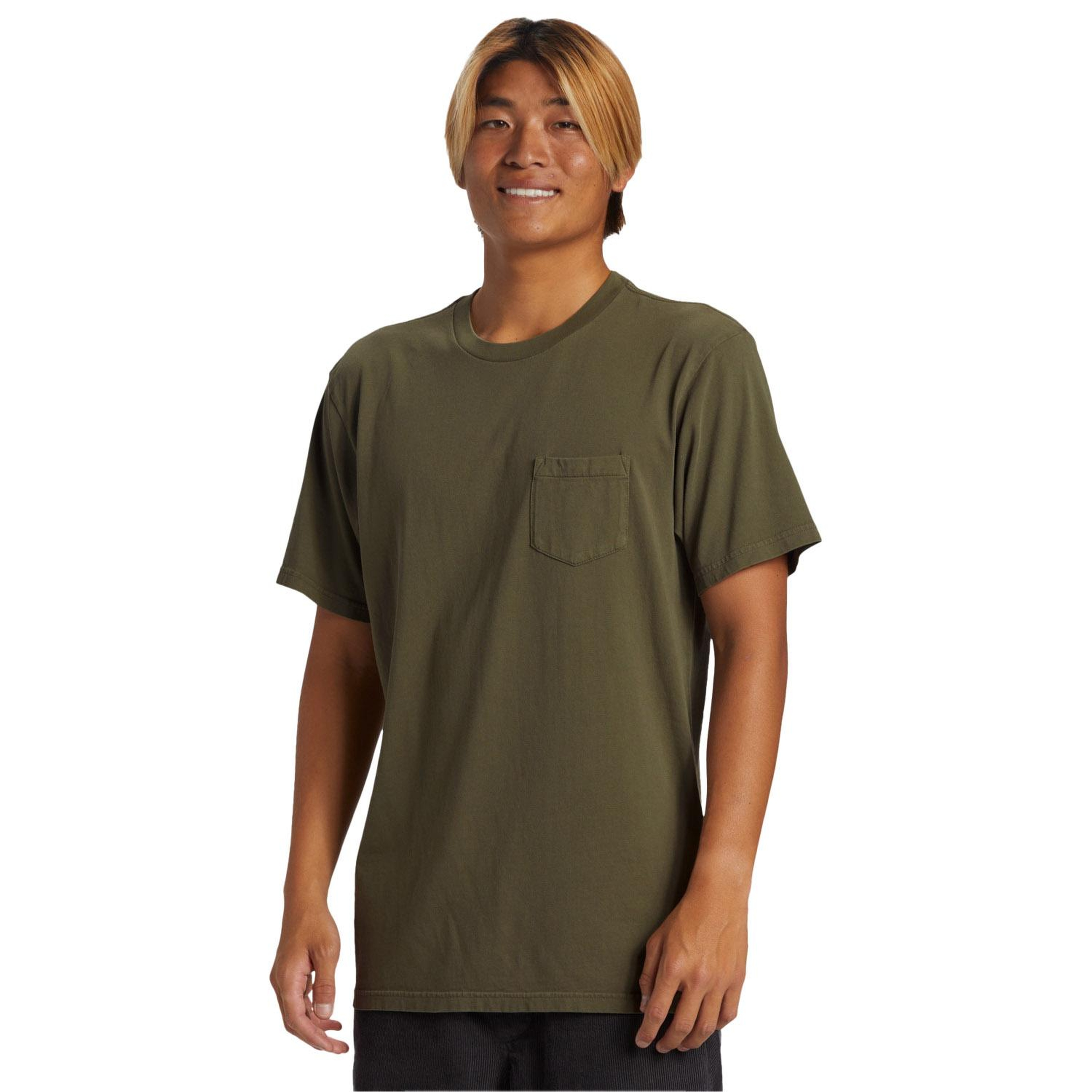 Quiksilver Salt Water Pkt Swp Erkek Yeşil Tişört