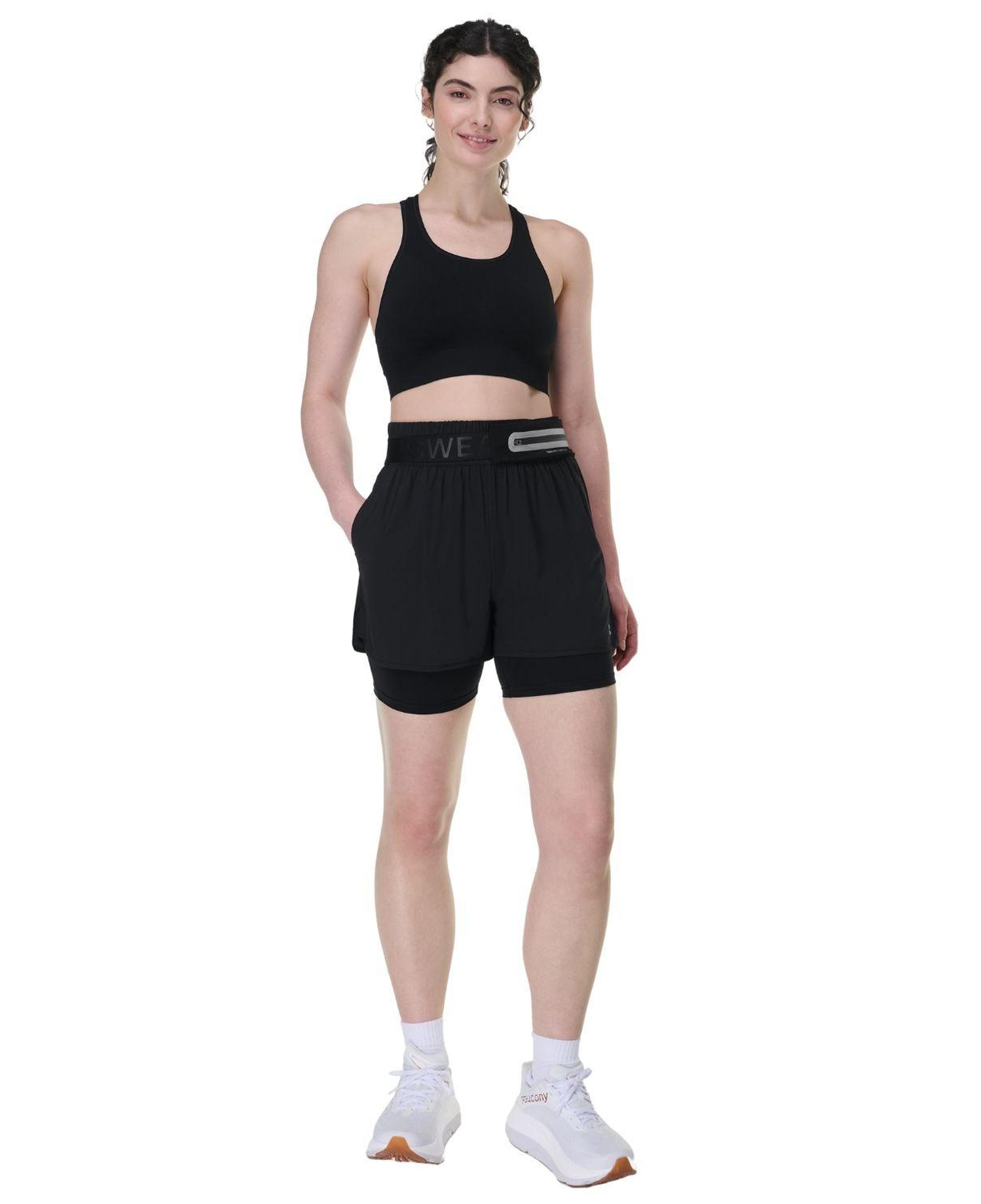 Sweaty Betty Stamina Seamless Sports Bra Kadın Siyah Fitness Bra
