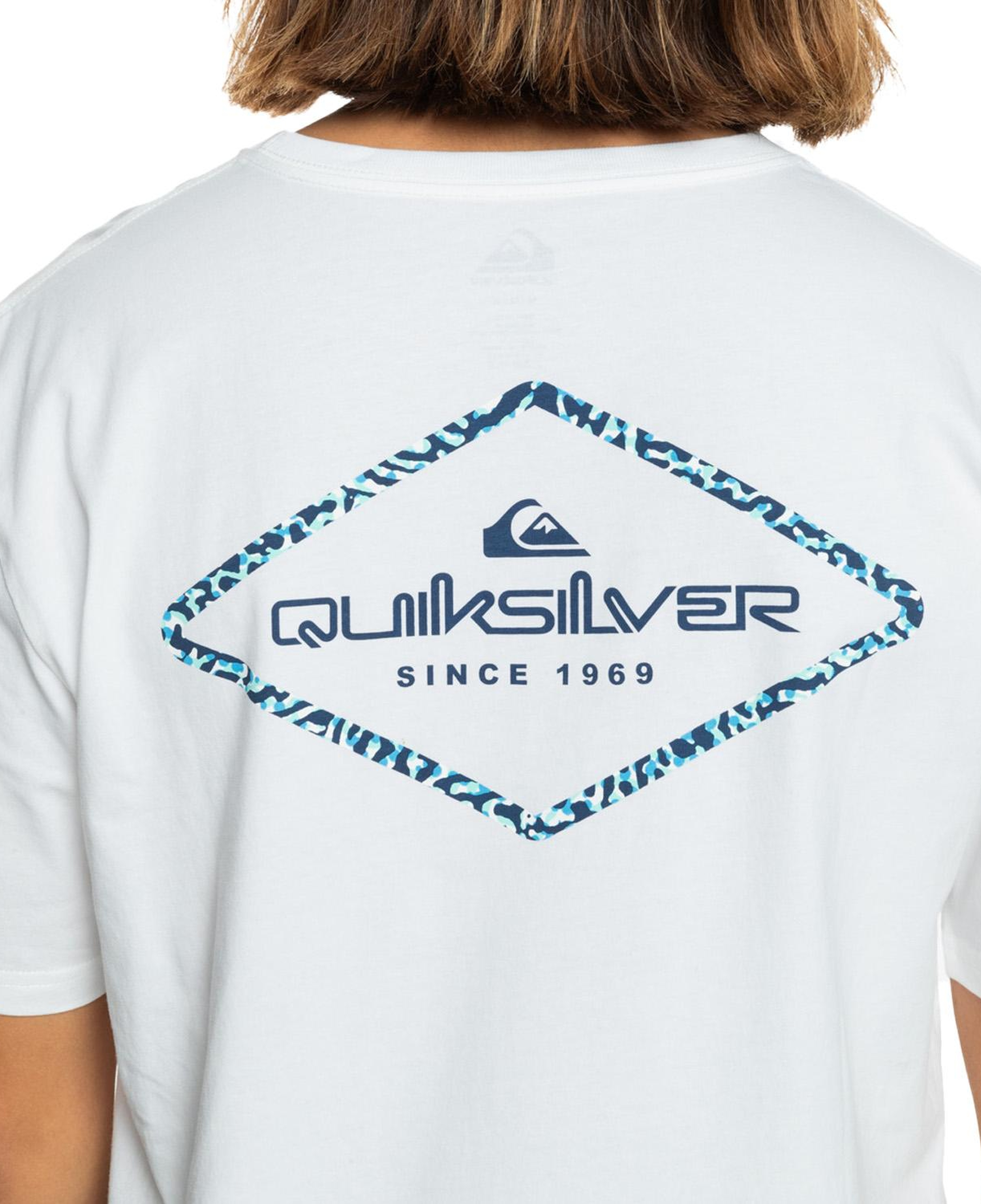 Quiksilver Omni Lock Erkek Beyaz Tişört