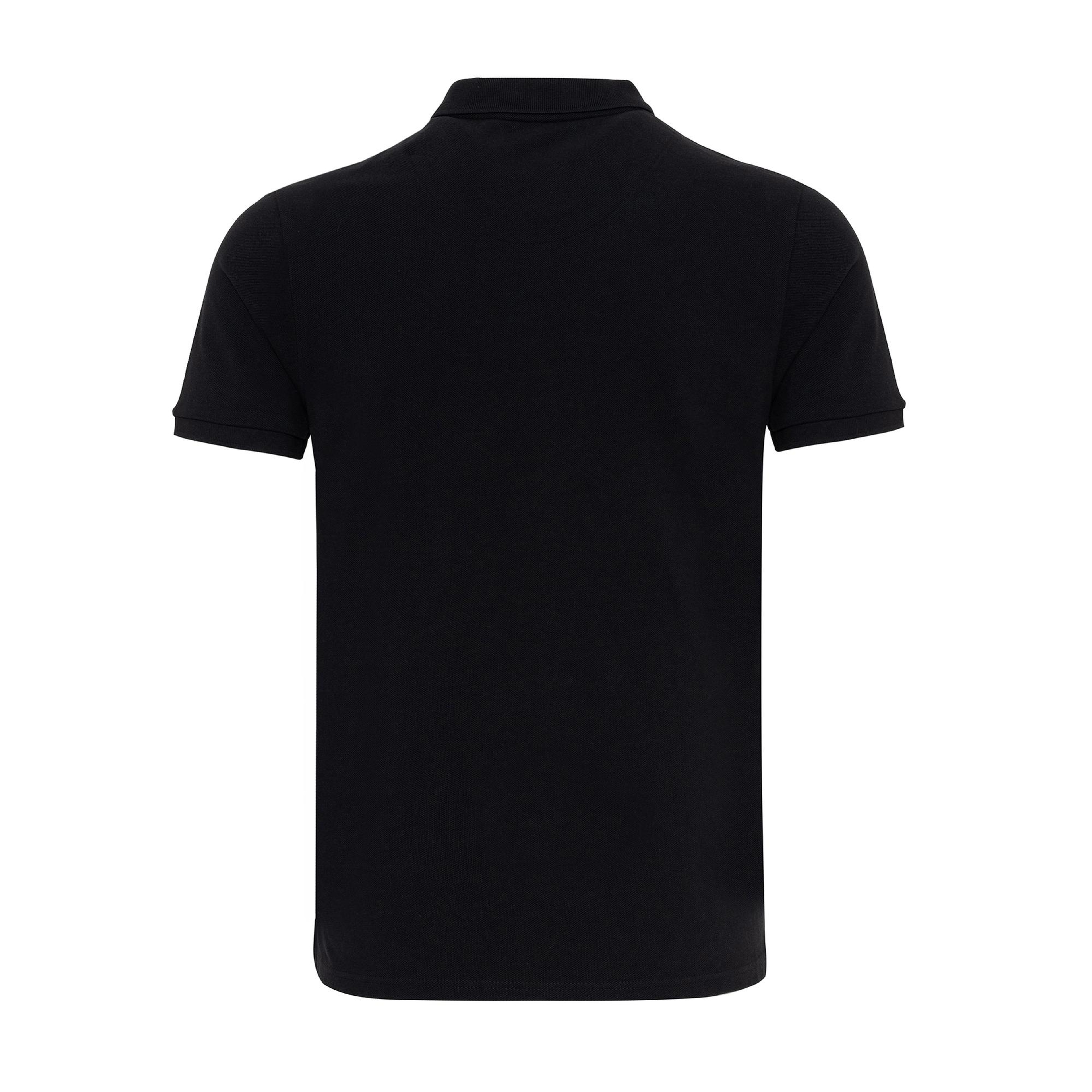 Routefield Partisan Erkek Siyah Polo Tişört