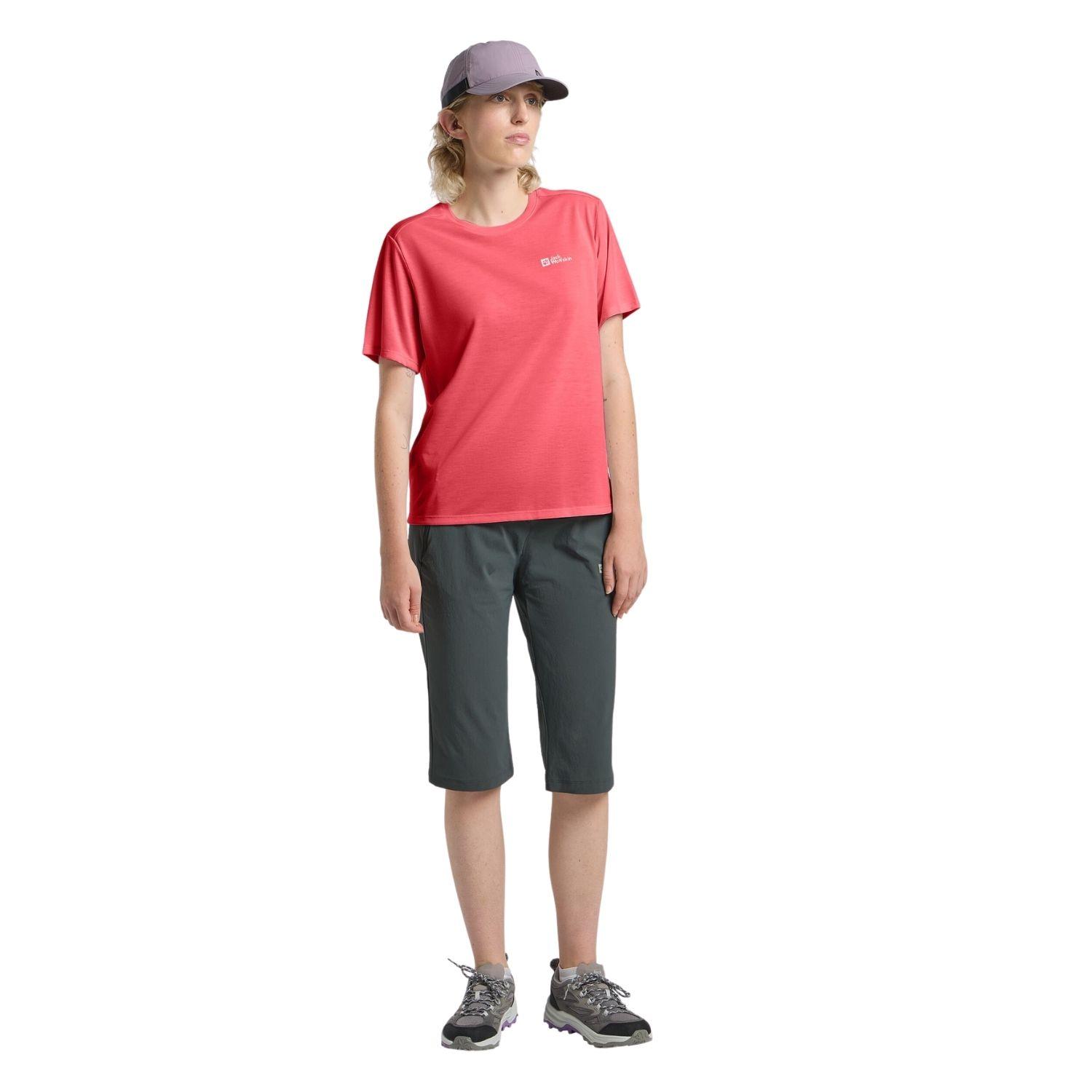 Jack Wolfskin Vonnan S|s T Kadın Tişört