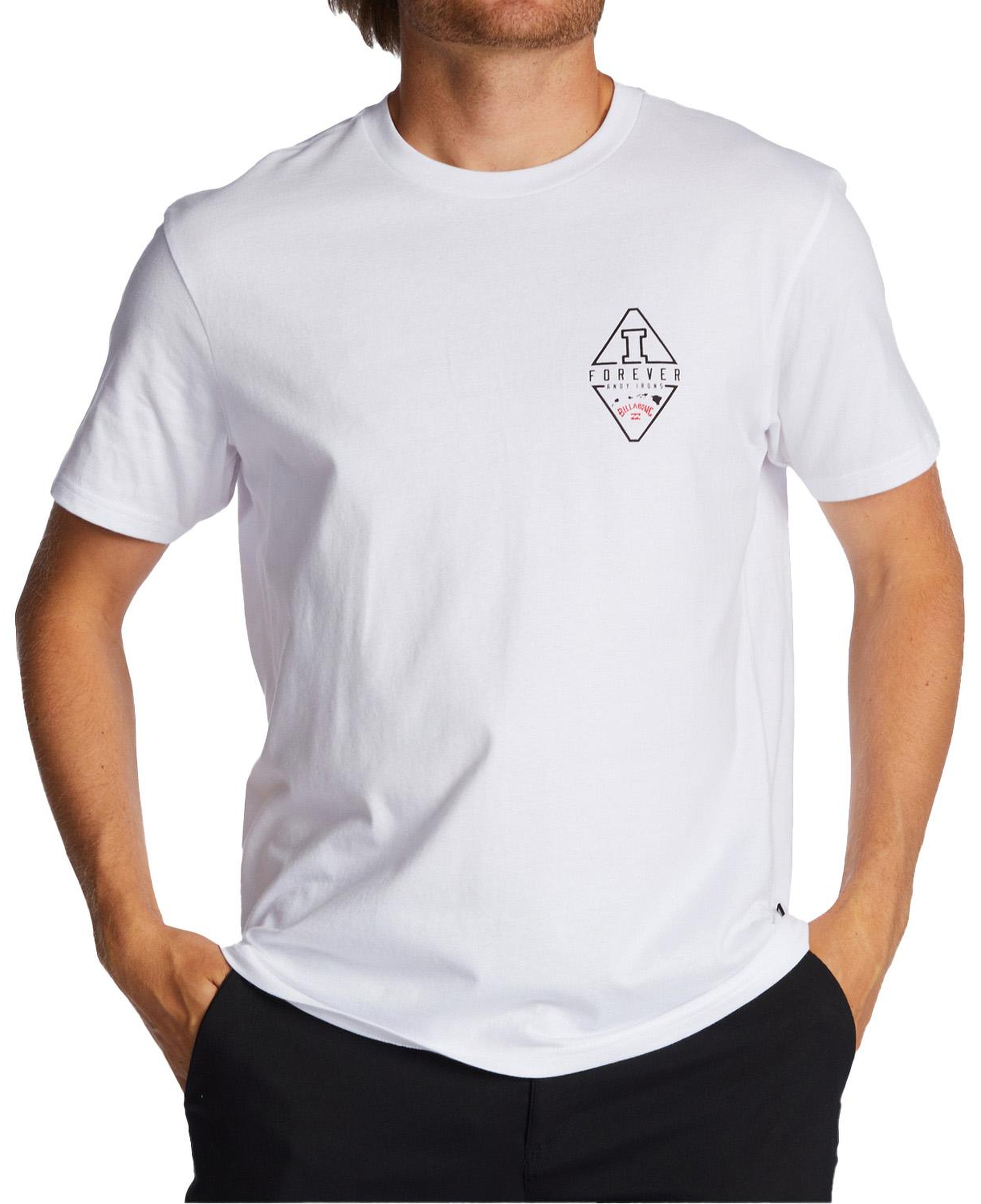 Billabong Aiconic Ss Erkek Beyaz Tişört