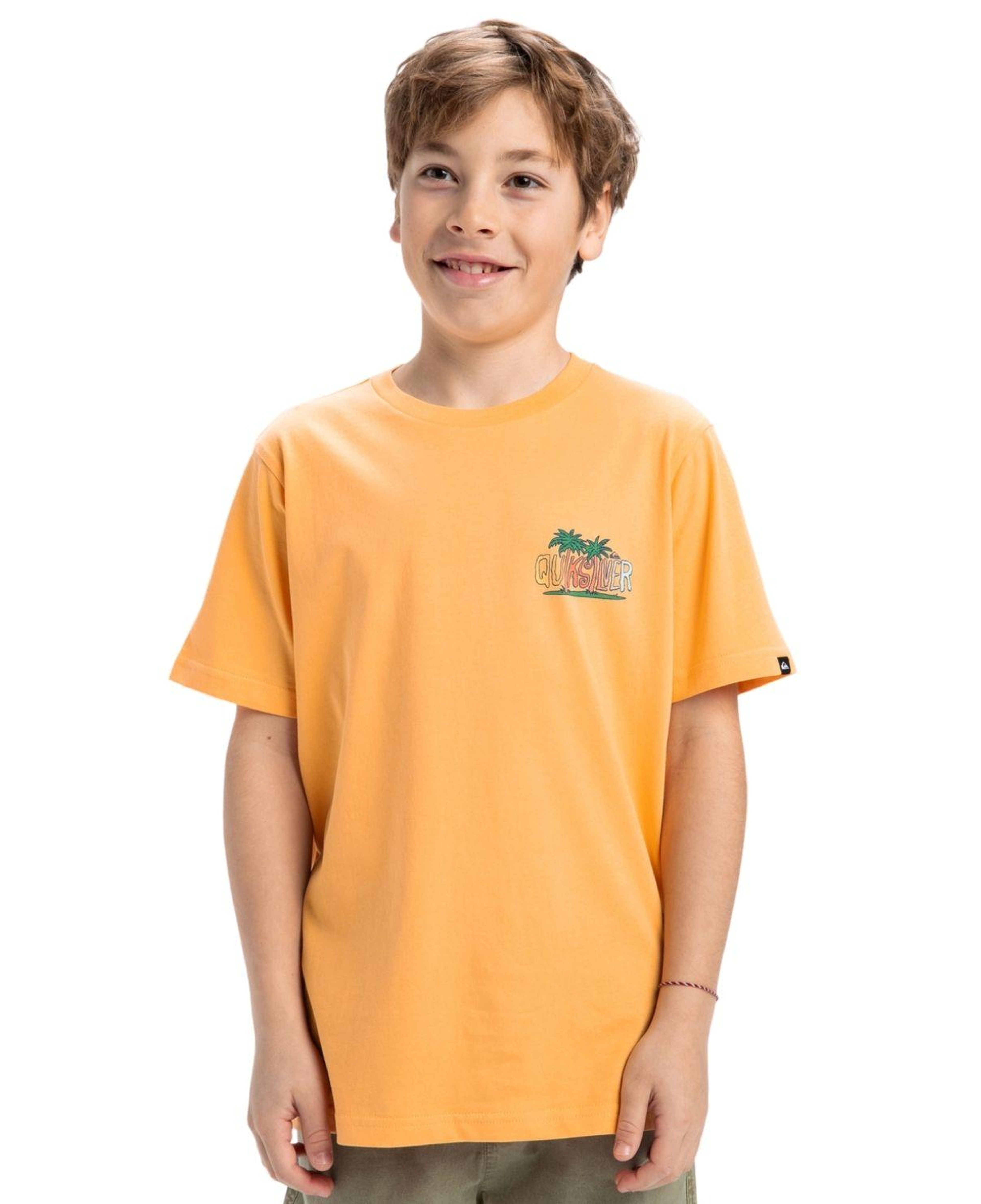 Quiksilver Ev Sunny Palms Yth Erkek Çocuk Sarı Tişört