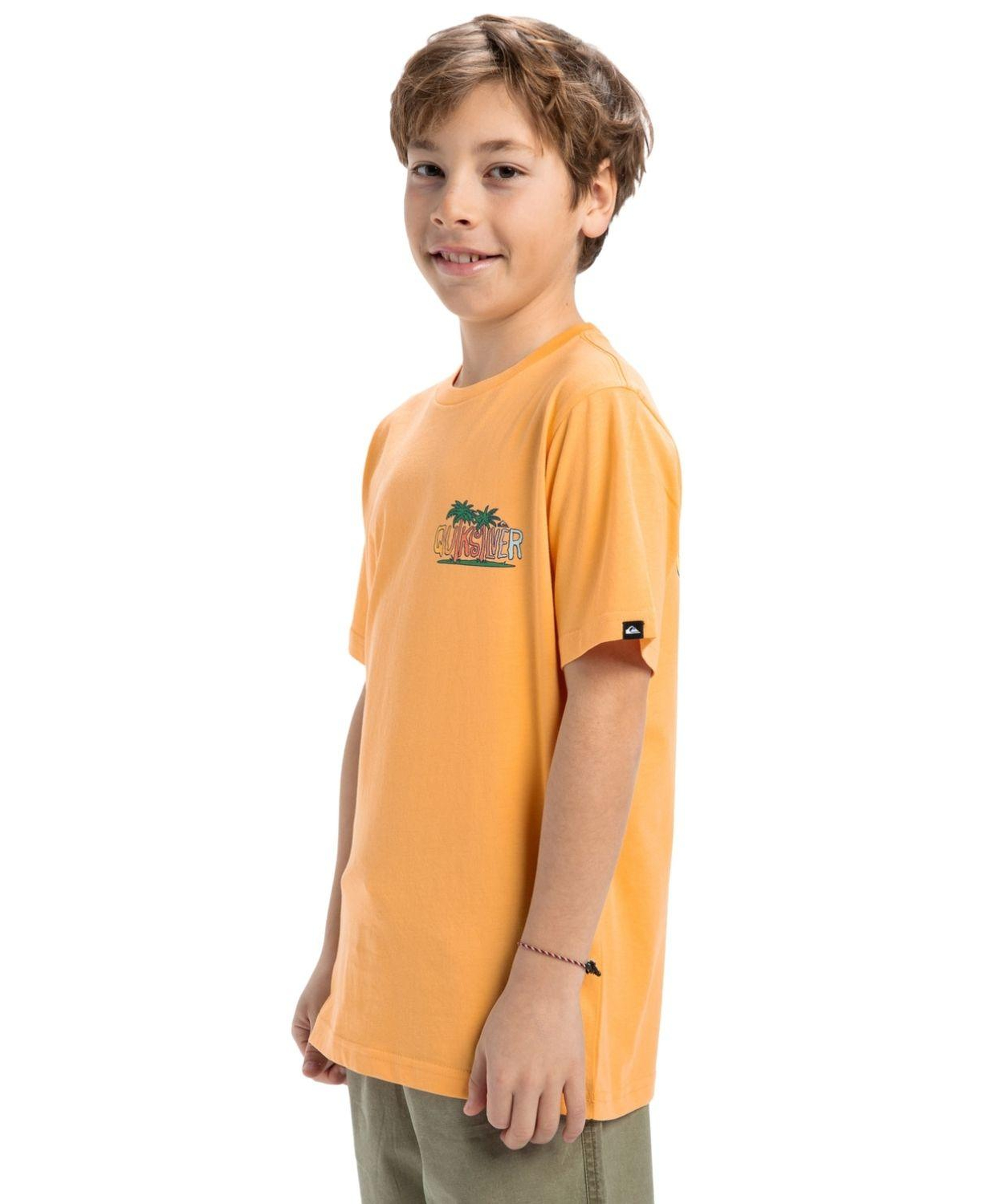 Quiksilver Ev Sunny Palms Yth Erkek Çocuk Sarı Tişört