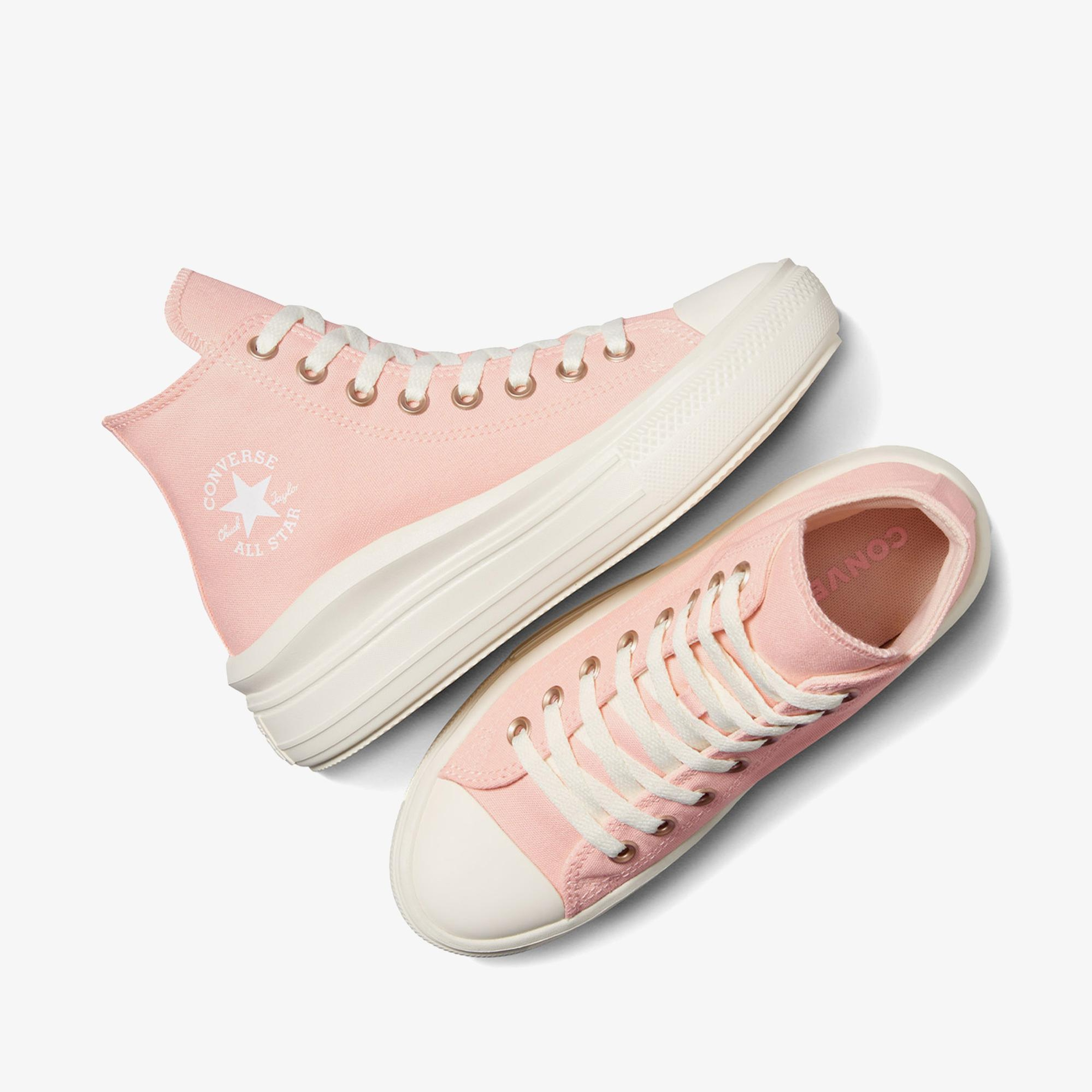 Converse Chuck Taylor All Star Move Unisex Pembe Platform Sneaker