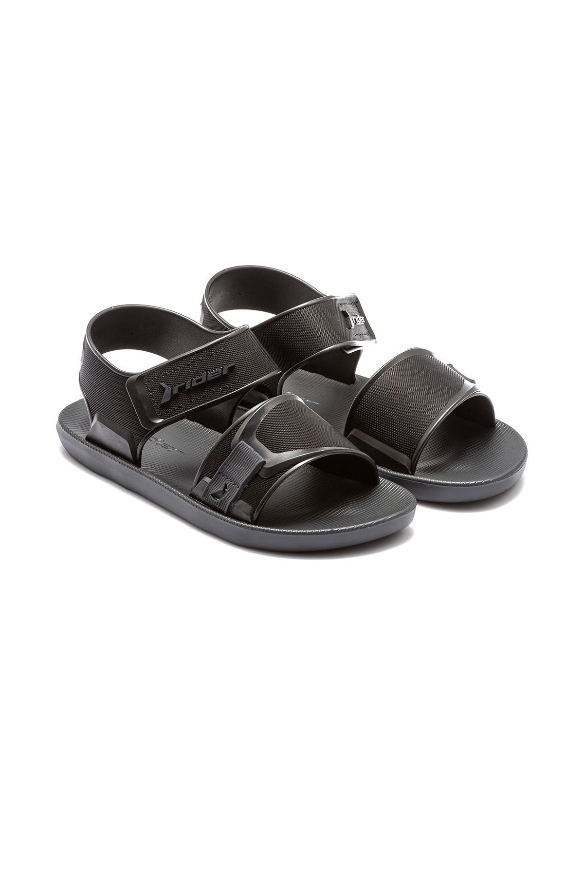 Kick Çocuk Sandalet Siyah-Gri 28/38