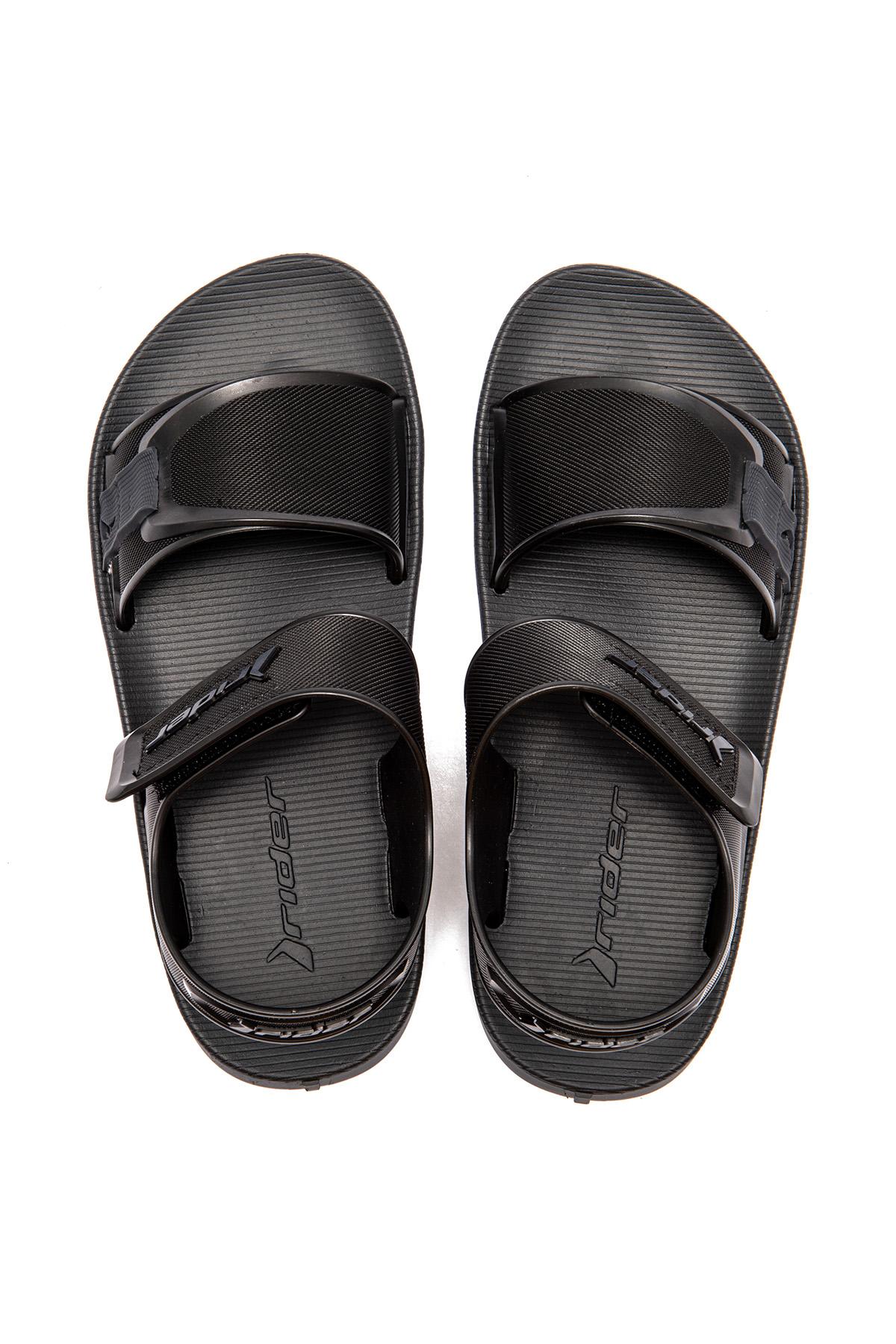 Kick Çocuk Sandalet Siyah-Gri 28/38