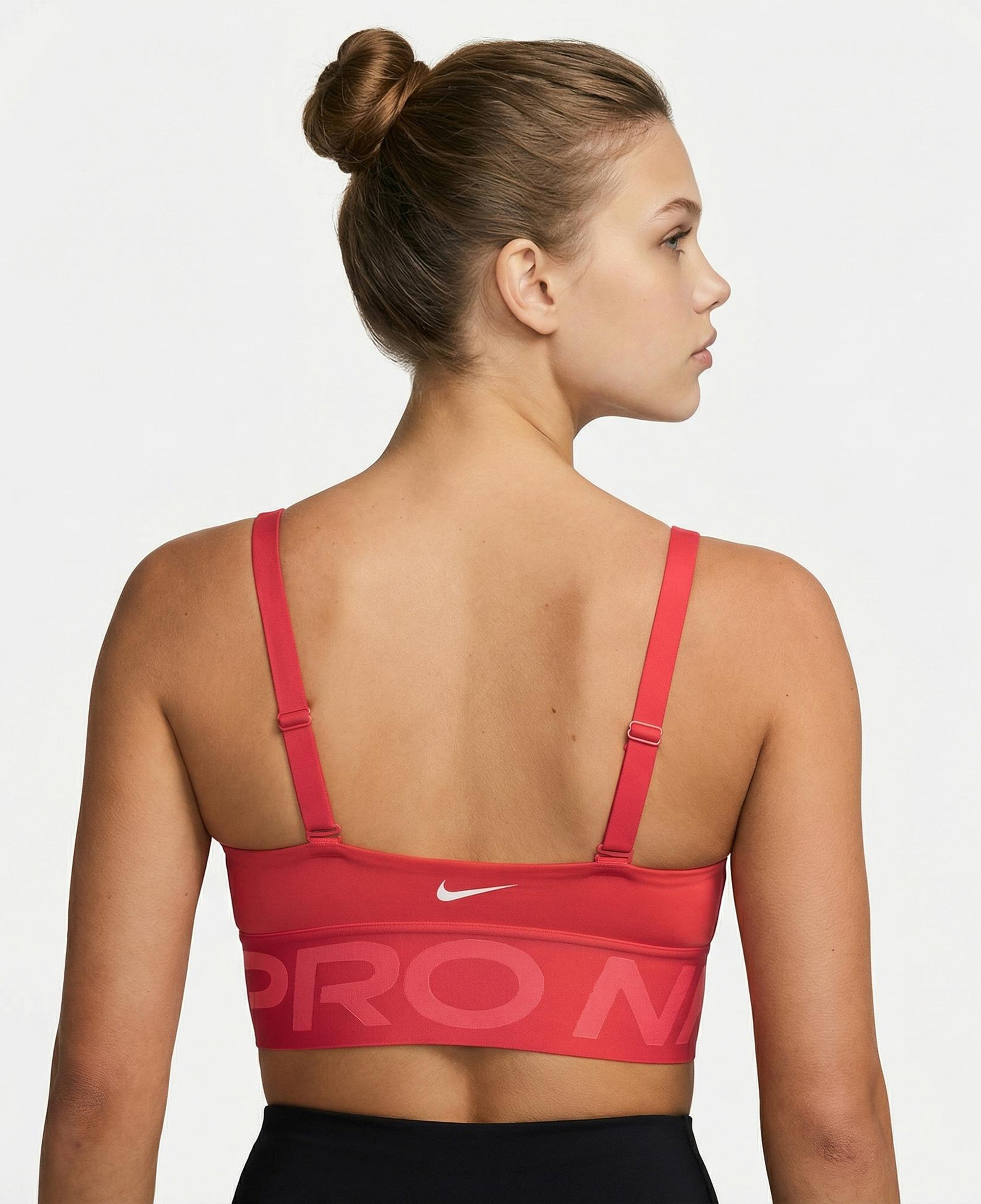 Nike Pro Indy Plunge Kadın Pembe Bra