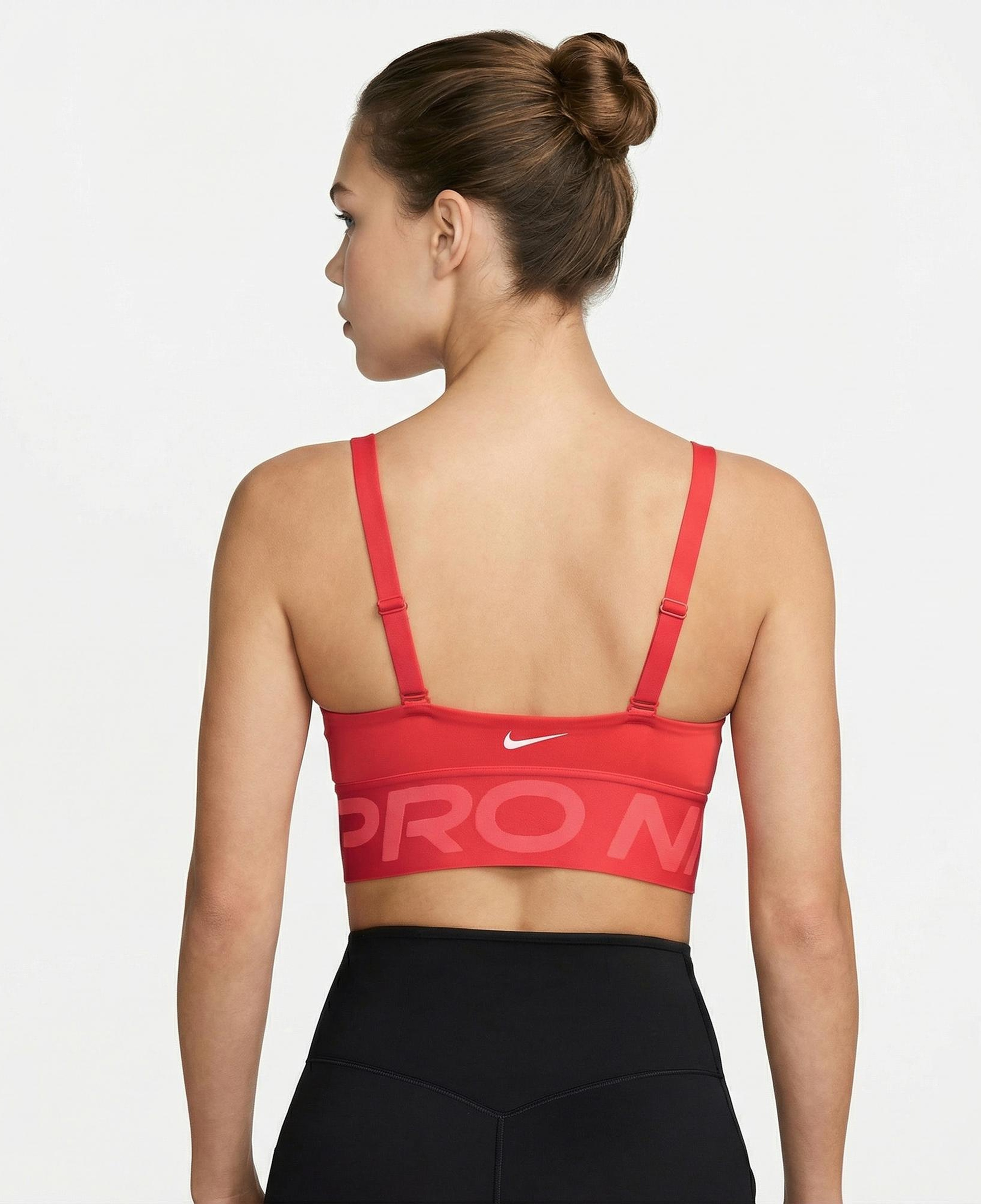 Nike Pro Indy Plunge Kadın Pembe Bra