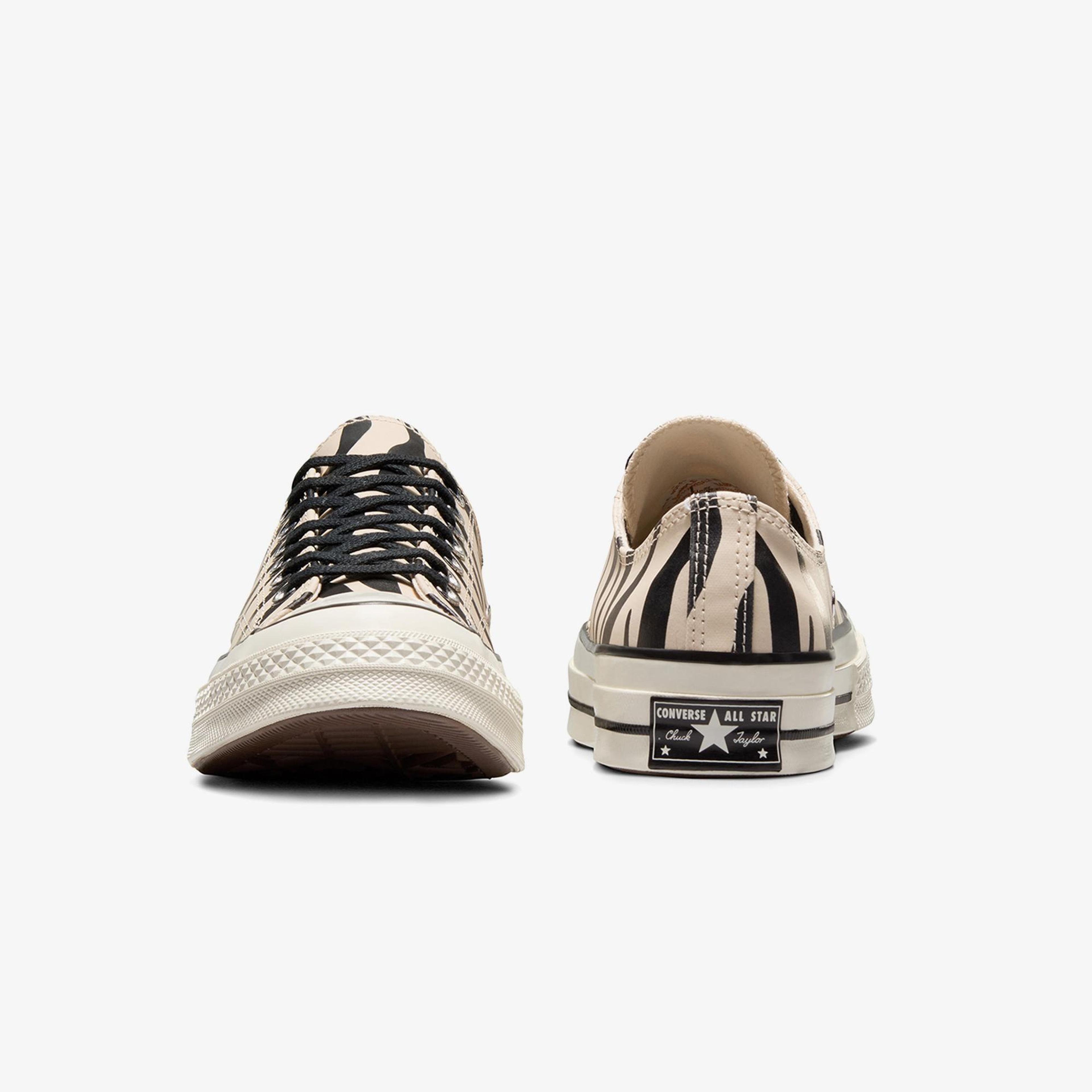 Converse Chuck 70 Zebra Print Unisex Bej Sneaker