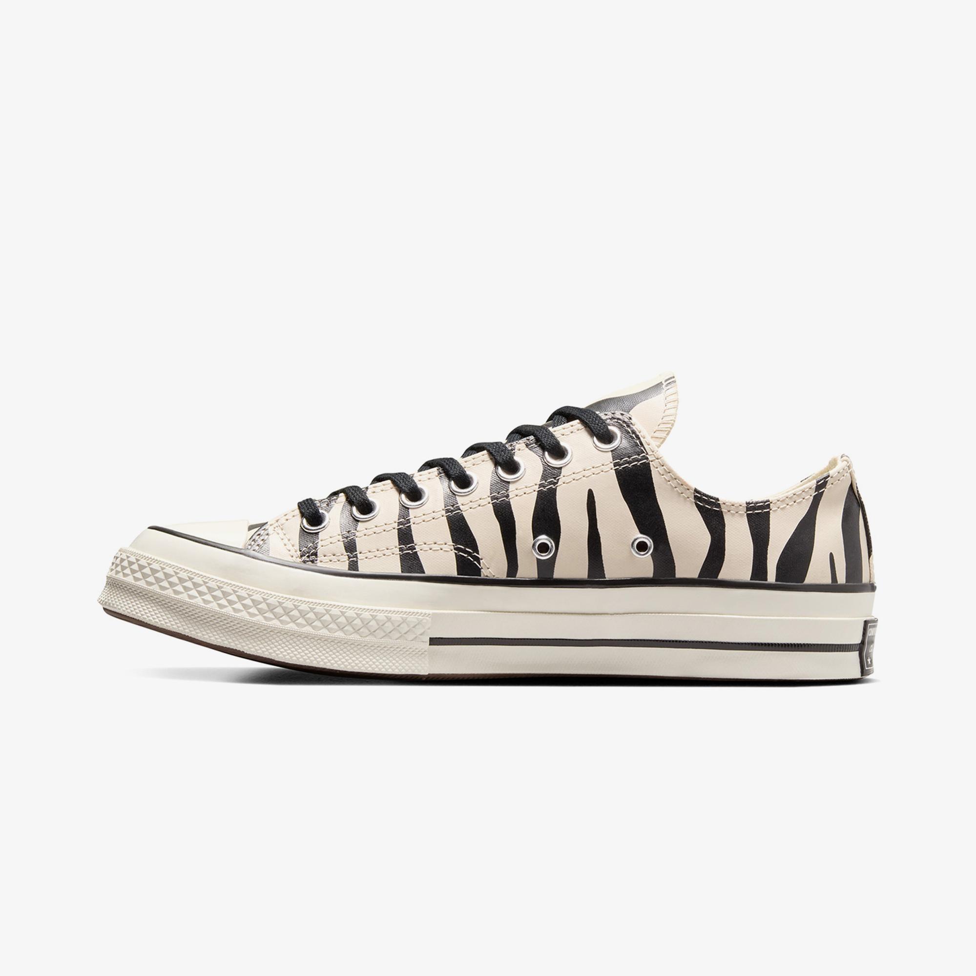 Converse Chuck 70 Zebra Print Unisex Bej Sneaker