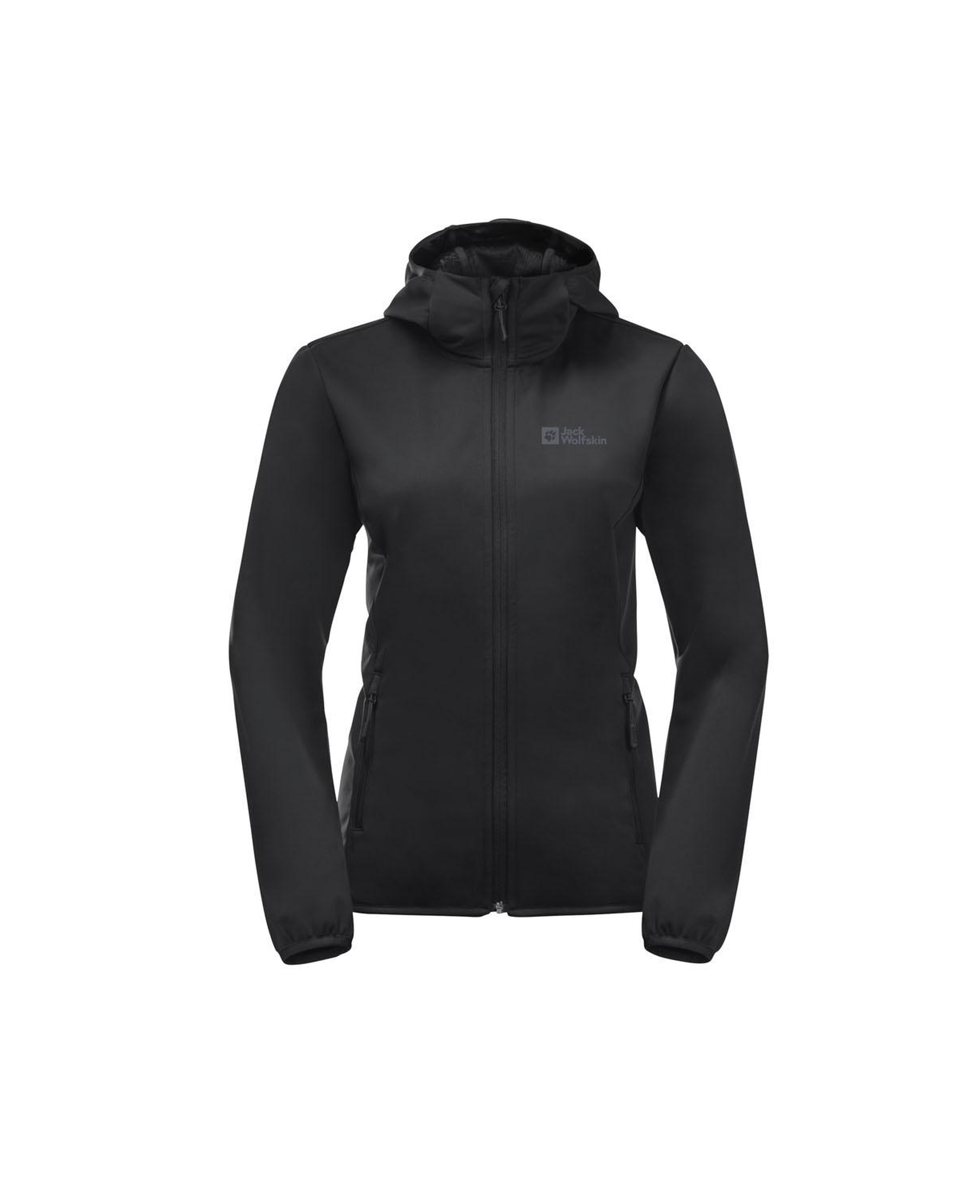 Jack Wolfskin Windhain Hoody Kadın Siyah Softshell