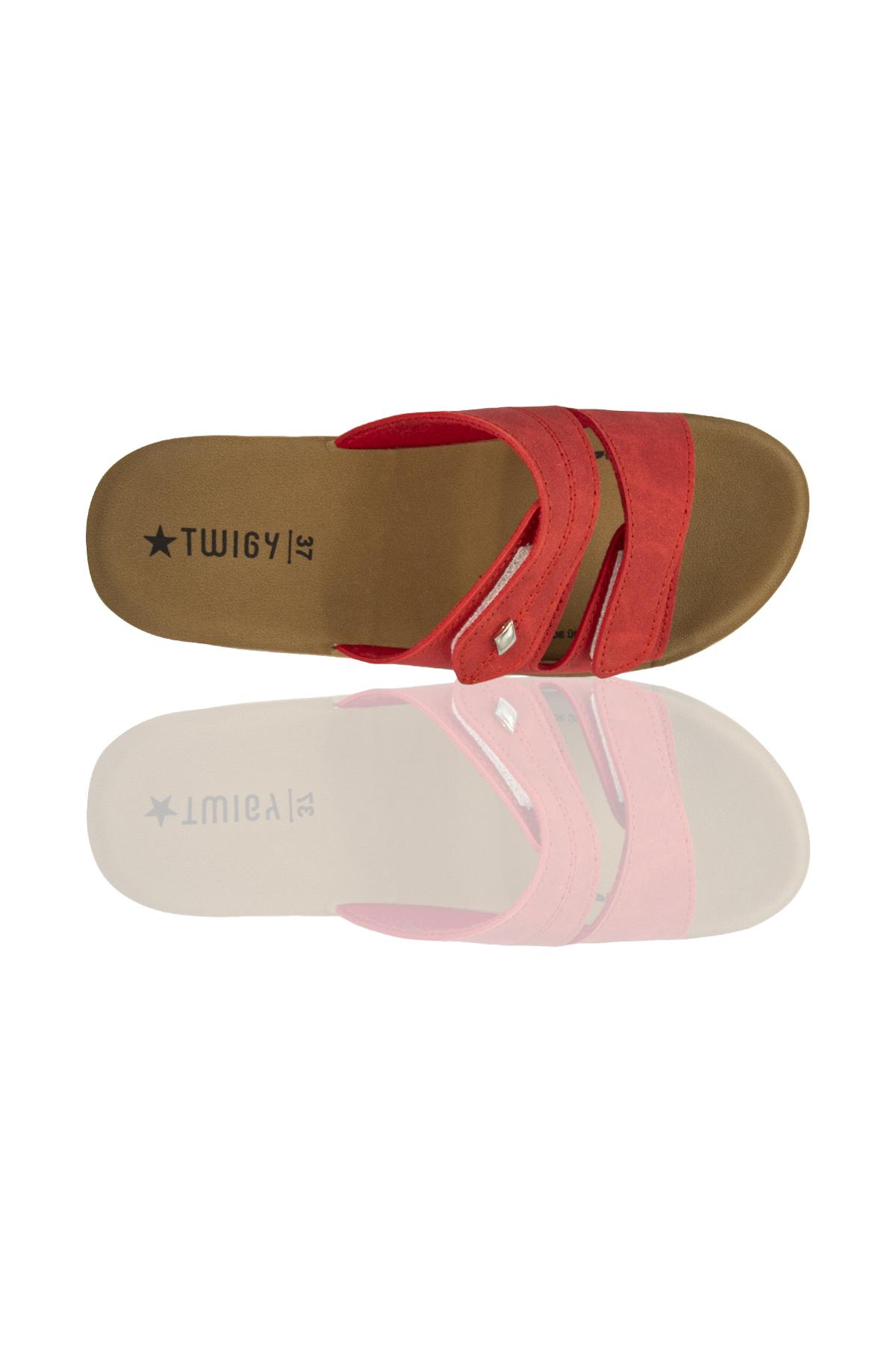İnci Kadın Terlik Kırmızı 36/40